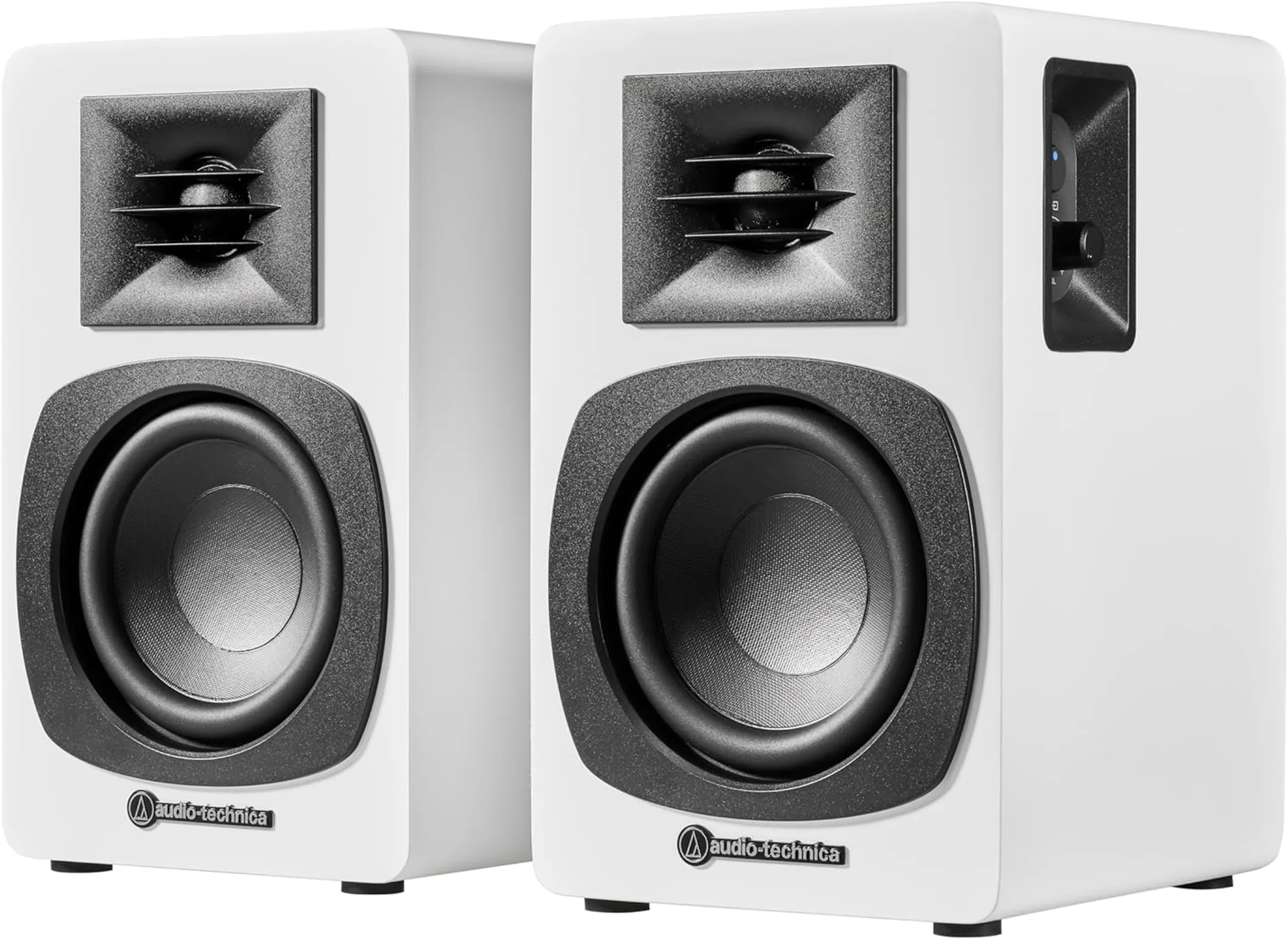 Audio Technica Enceinte bibliothèque amplifiée AT-SP3X - 2 pièces - Blanc image