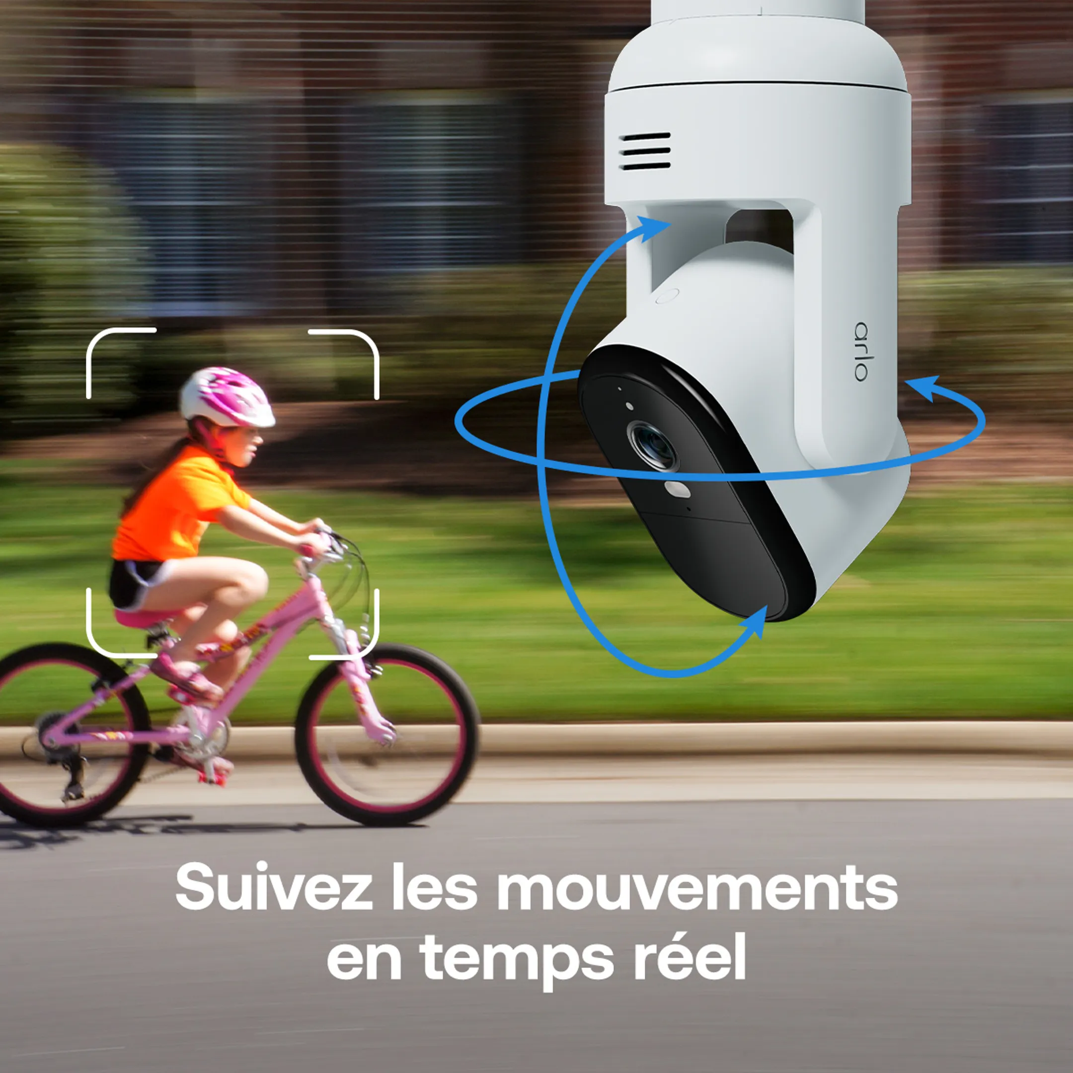 ARLO Caméra de surveillance extérieure Essential 3 2K PTZ - 2 pièces image