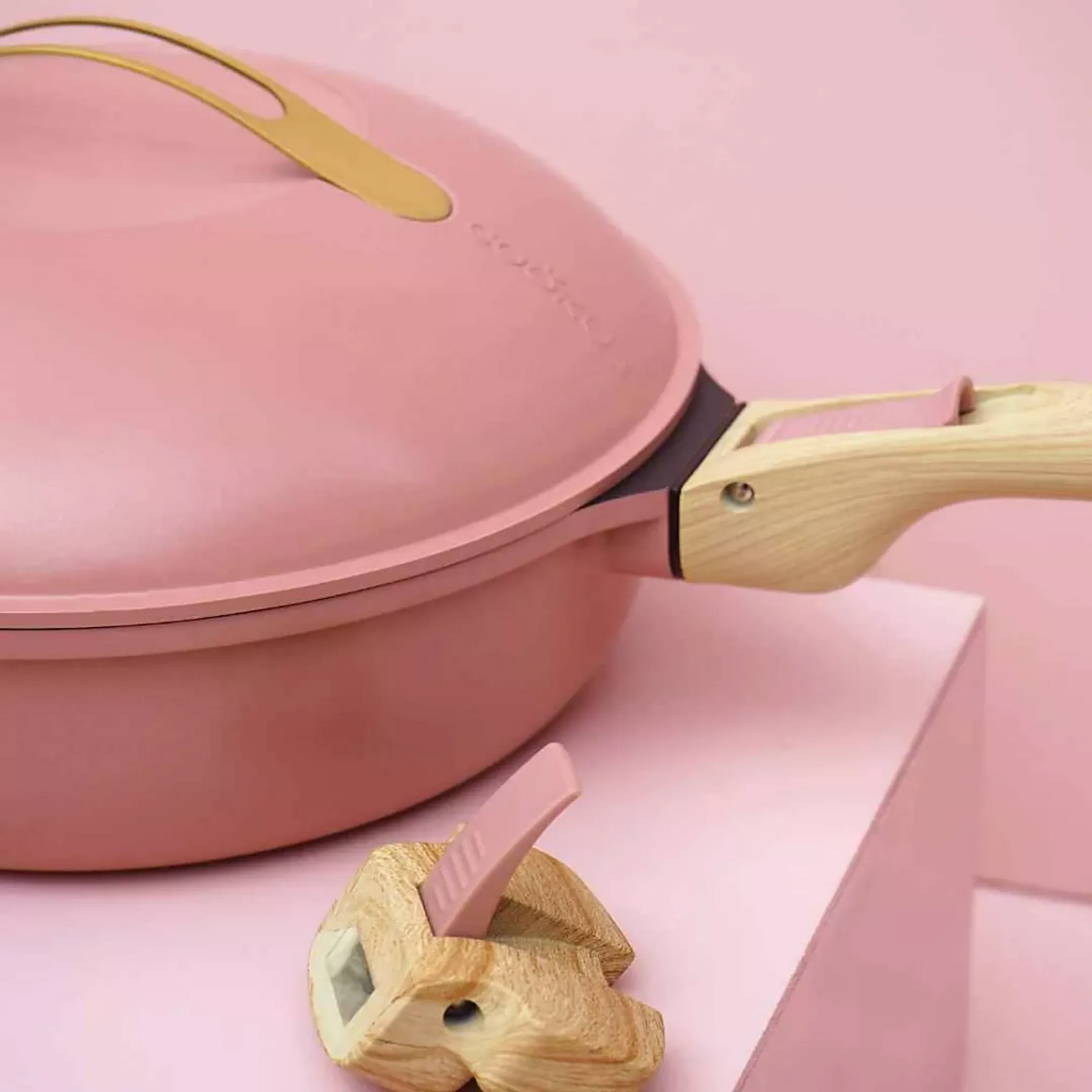 COOKUT 8-in-1 Frying Pan La Fabuleuse - 28cm - Pink image