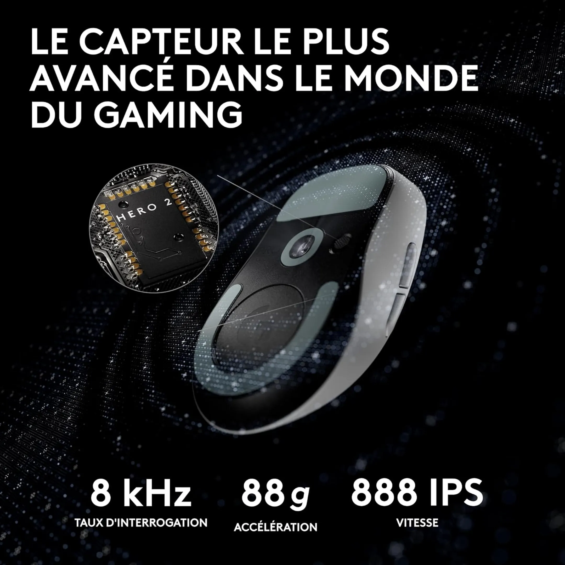 Logitech G Souris sans fil G Pro X Superlight 2 Lightspeed - Blanc image