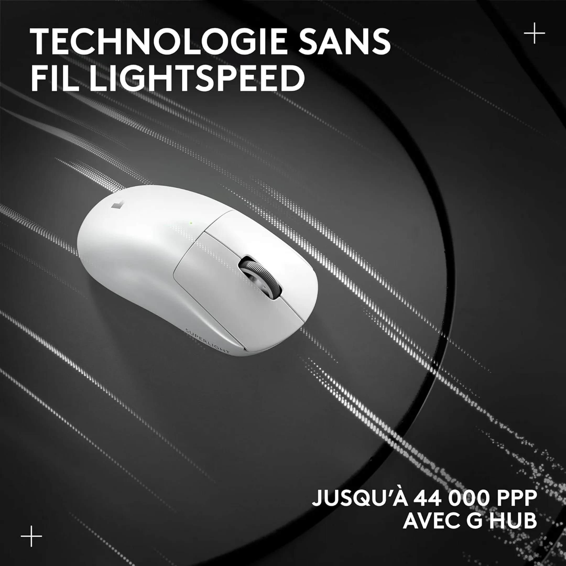 Logitech G Souris sans fil G Pro X Superlight 2 Lightspeed - Blanc image