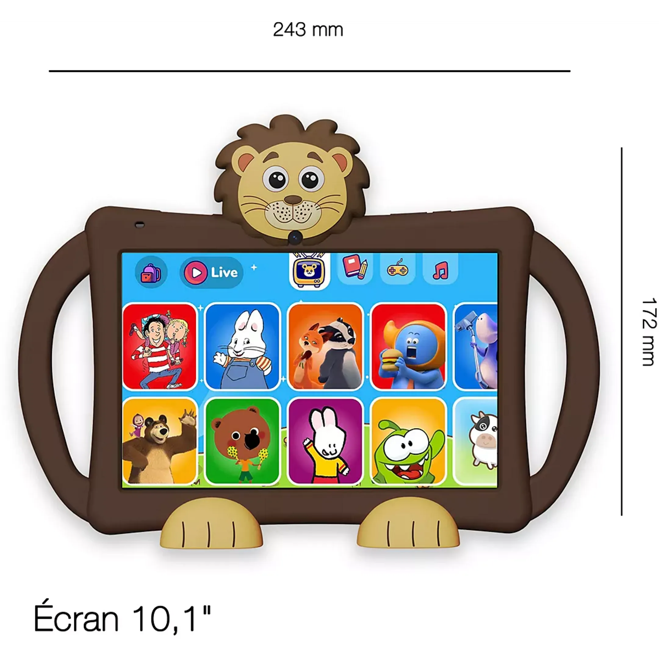 LOGICOM Tablette Logikids Star - 64Go - Brun image