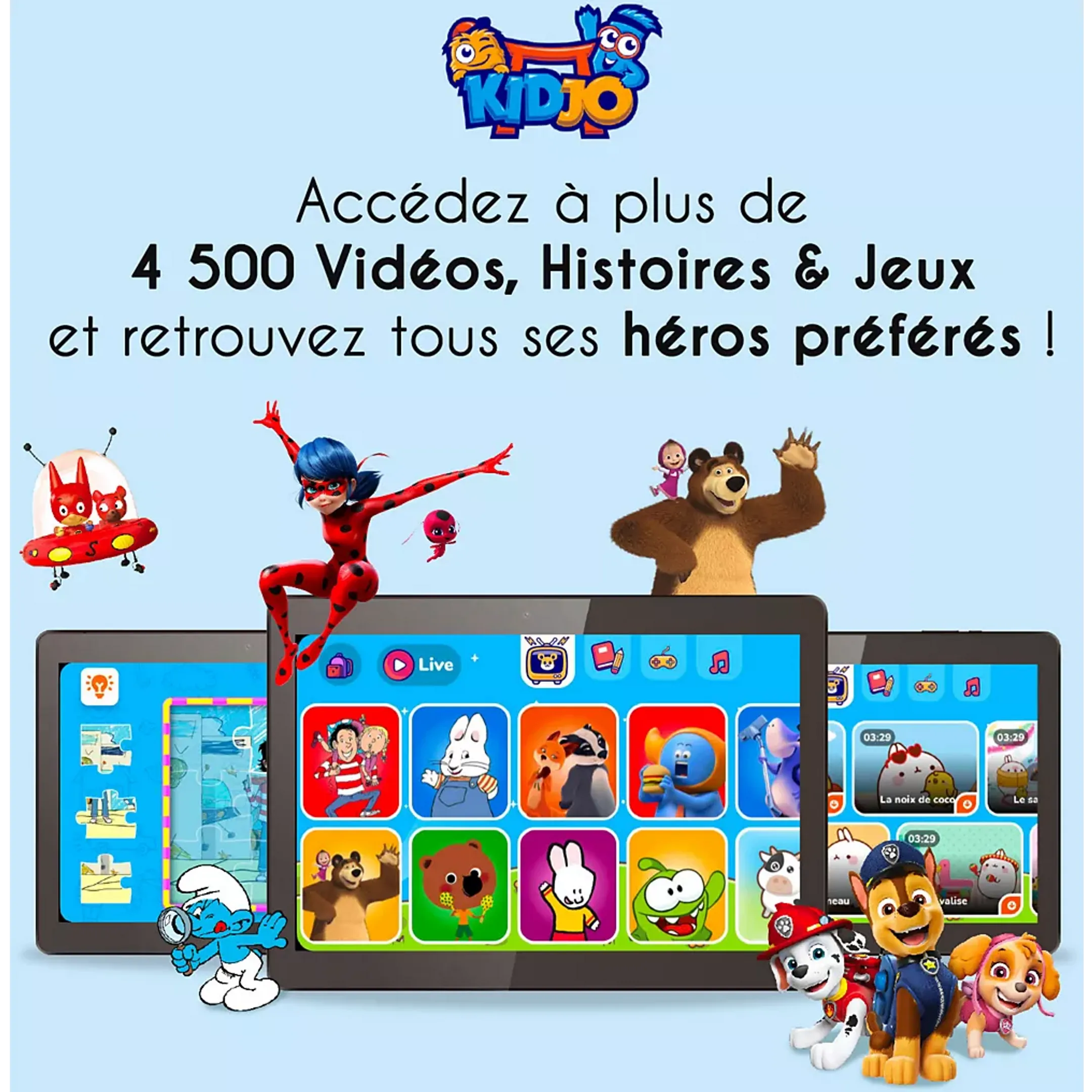 LOGICOM Tablette Logikids Star - 64Go - Brun image