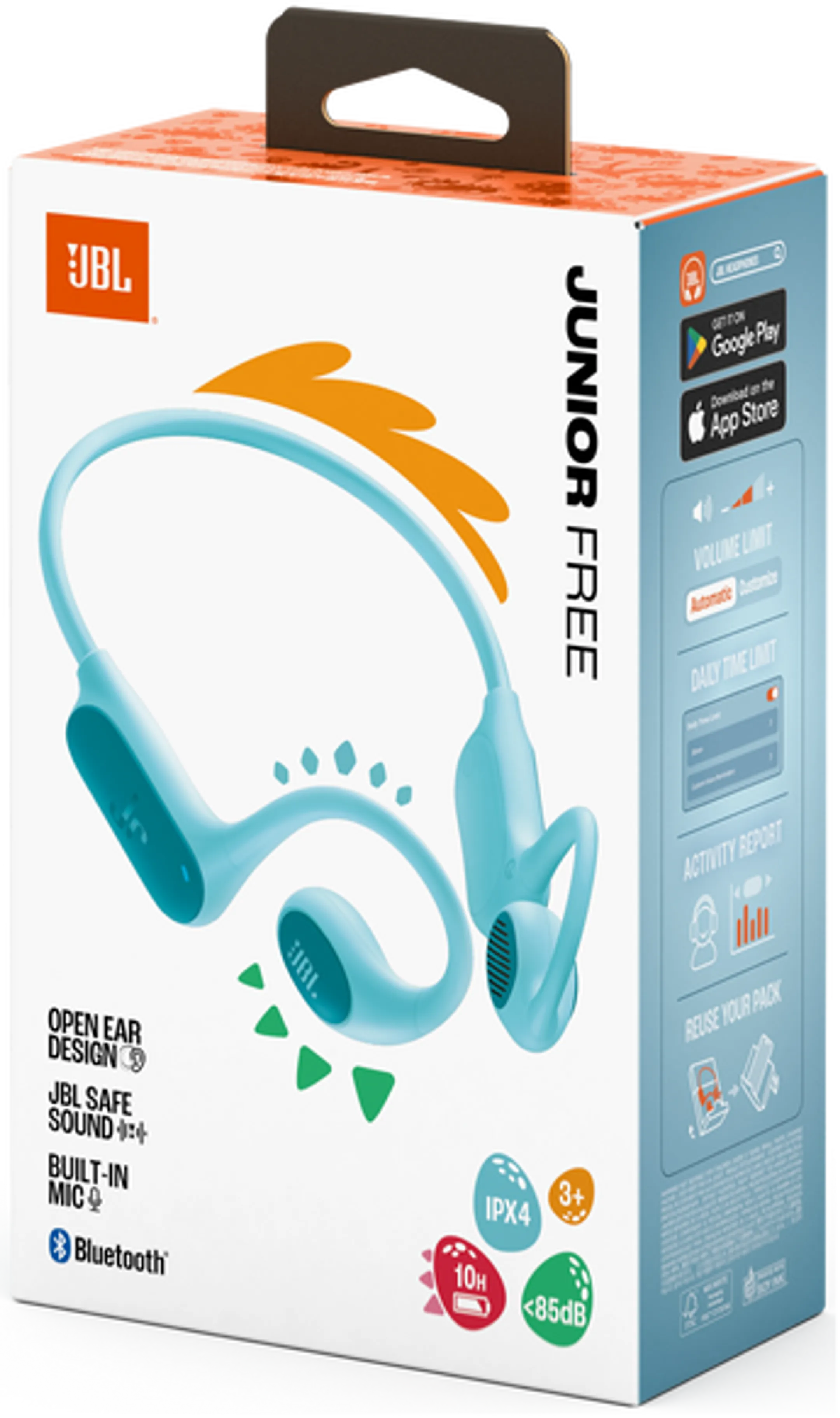 JBL Ecouteurs sans fil Junior Free - Teal image