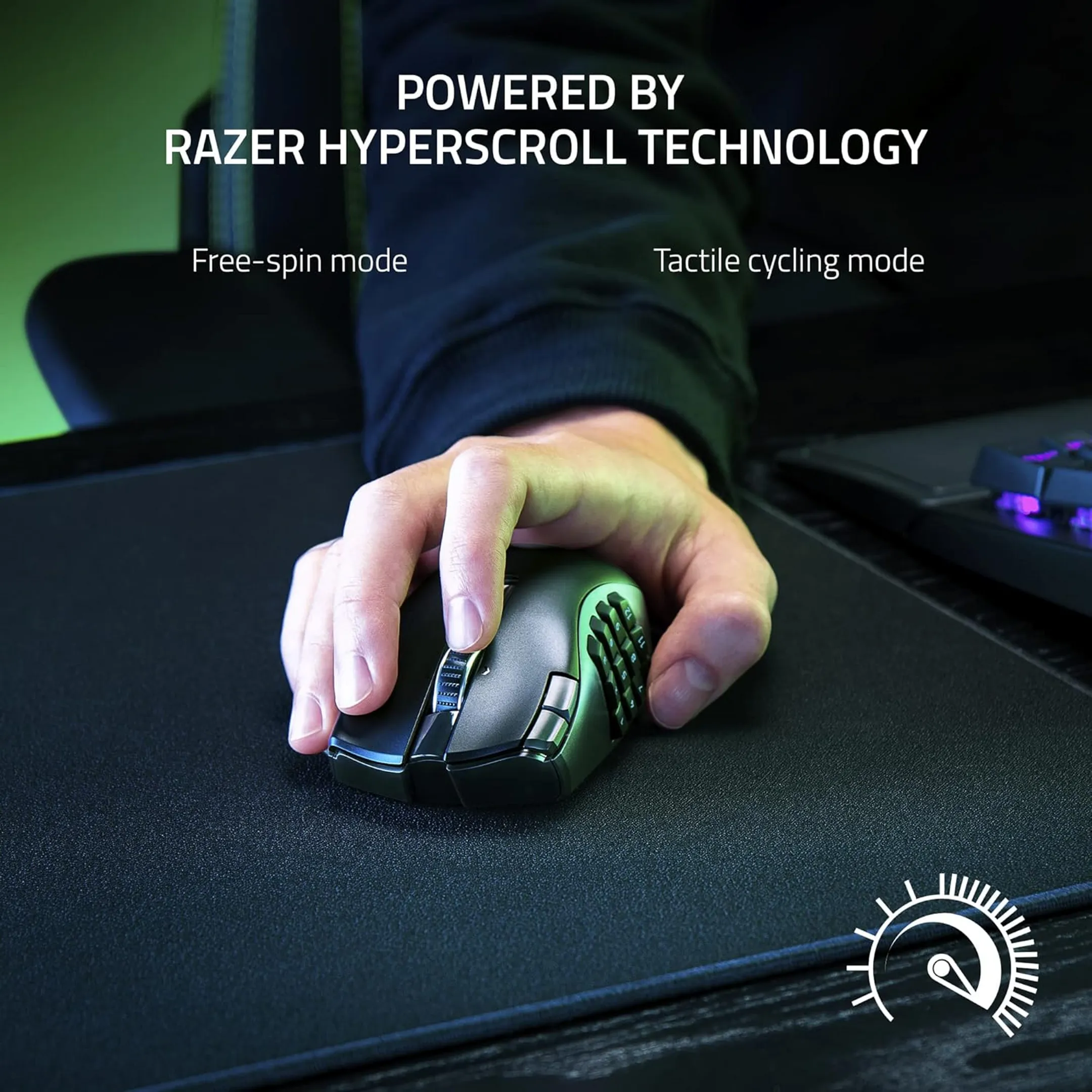 Razer Souris sans fil Naga V2 HyperSpeed - Noir image