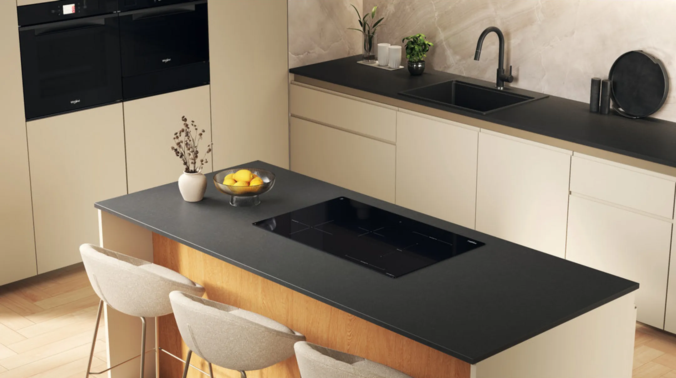 Whirlpool Induktionskochfeld HeatControl WTX8015DCF image