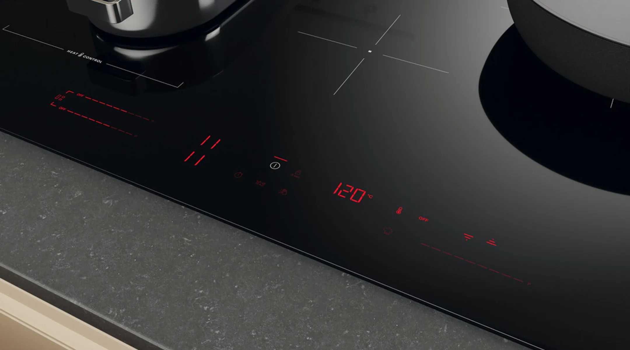 Whirlpool Induktionskochfeld HeatControl WTX8015DCF image