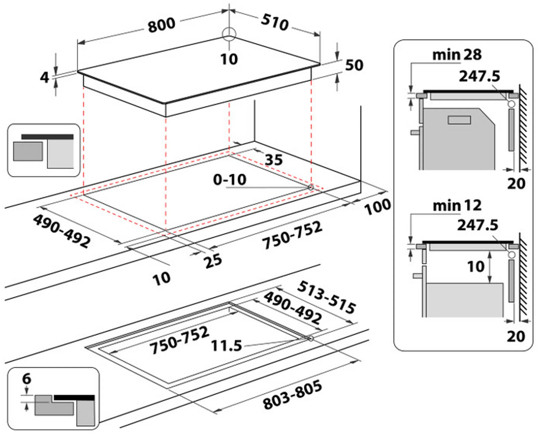 Whirlpool Induktionskochfeld HeatControl WTX8015DCF image