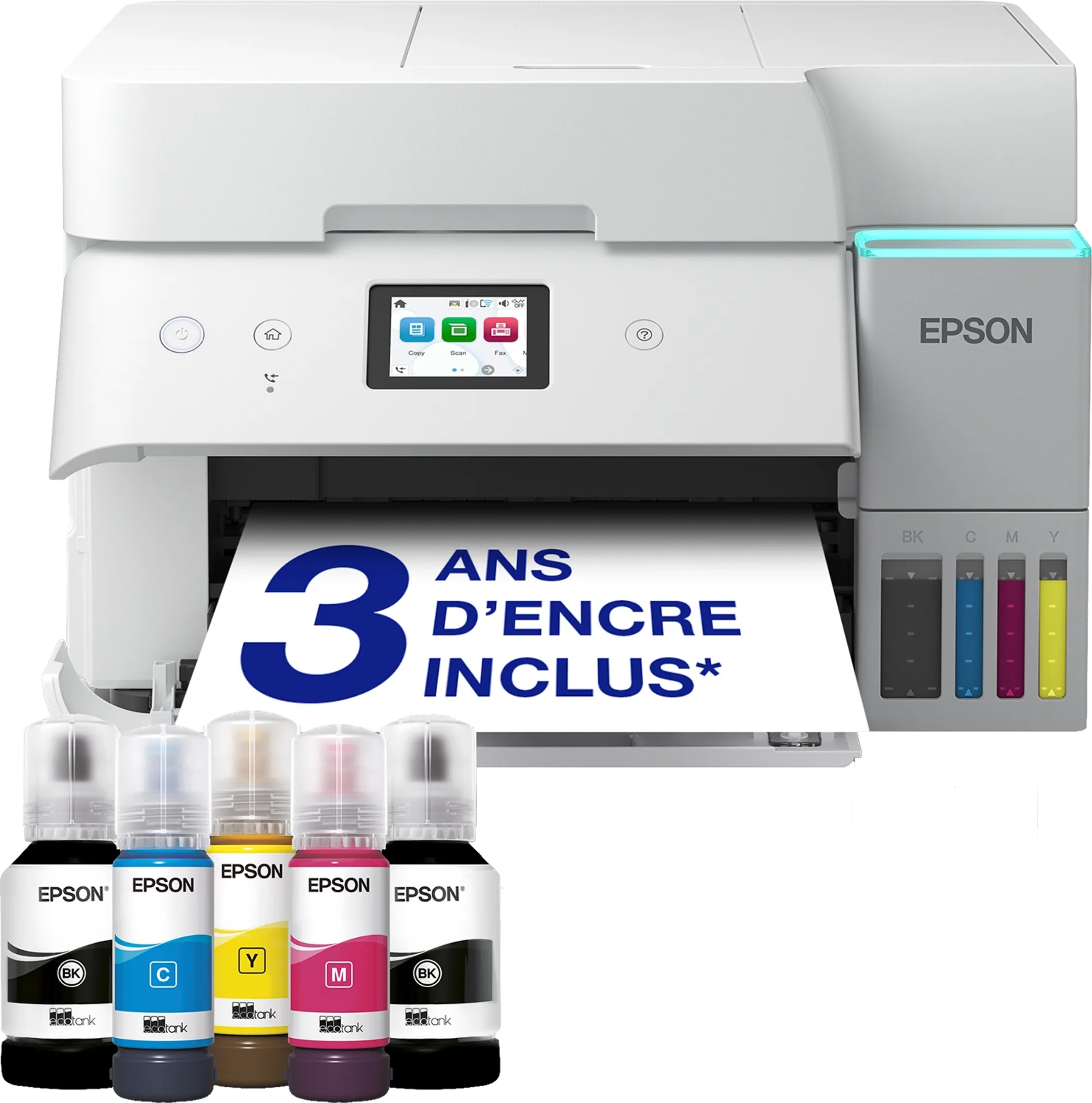 Epson Imprimante multifonction Eco Tank ET-4956 - Blanc image