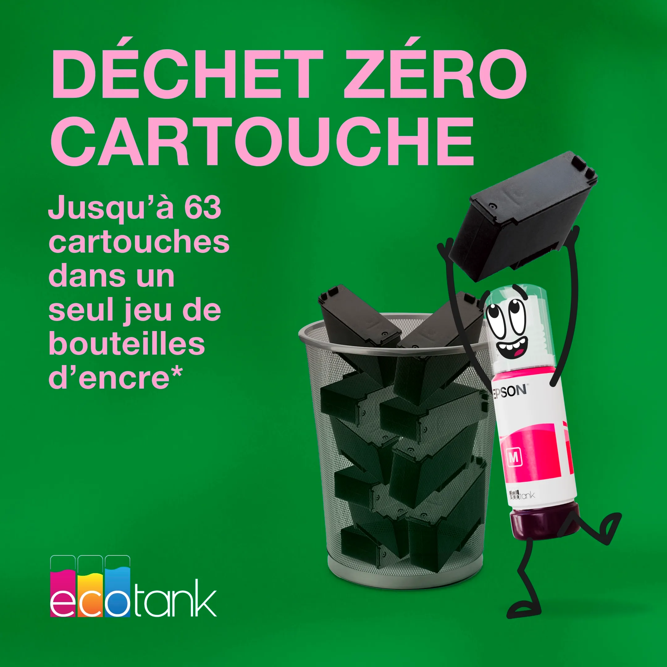 Epson Imprimante multifonction Eco Tank ET-4956 - Blanc image