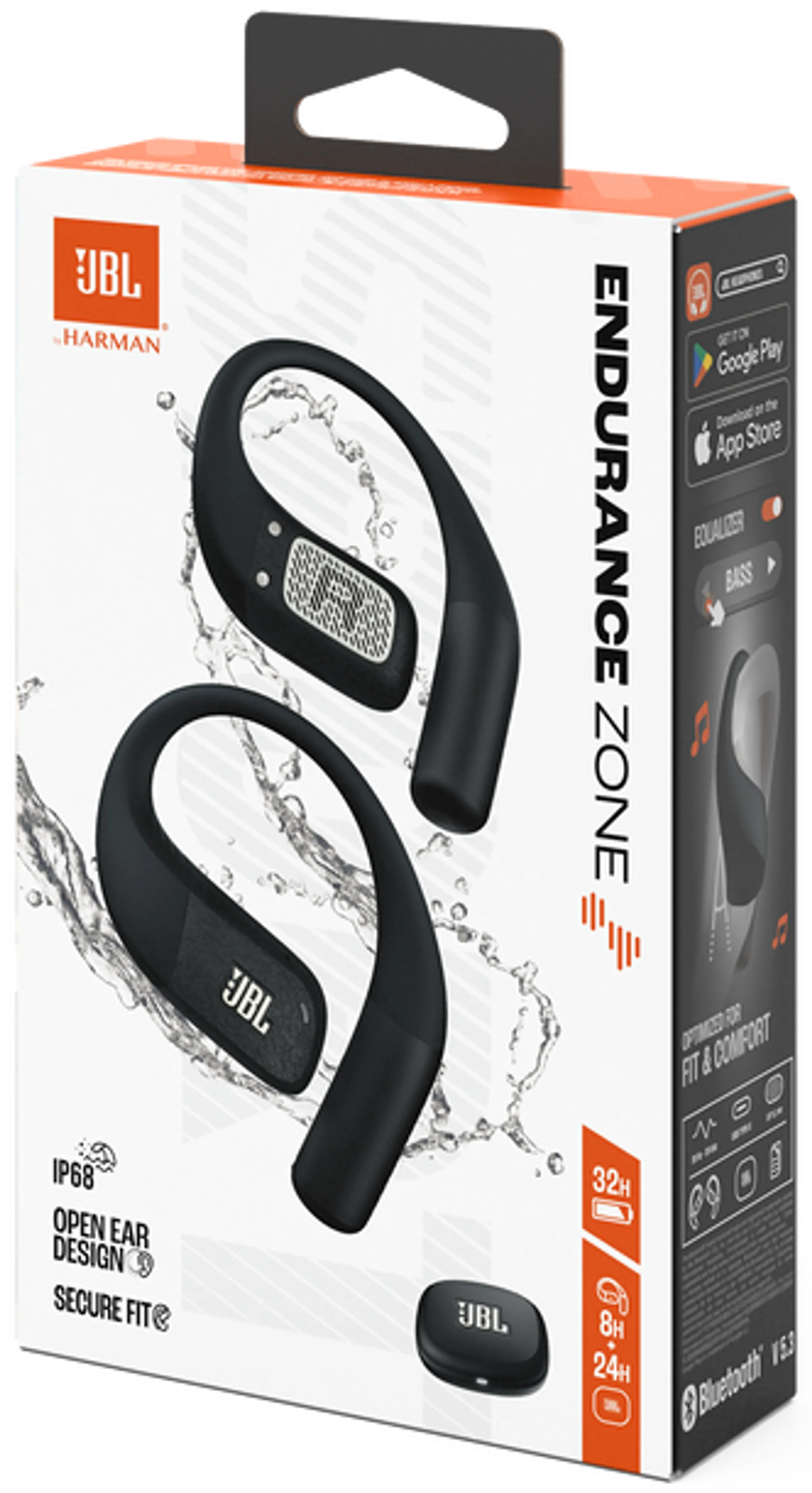 JBL Ecouteurs sans fil Endurance Zone - Noir image