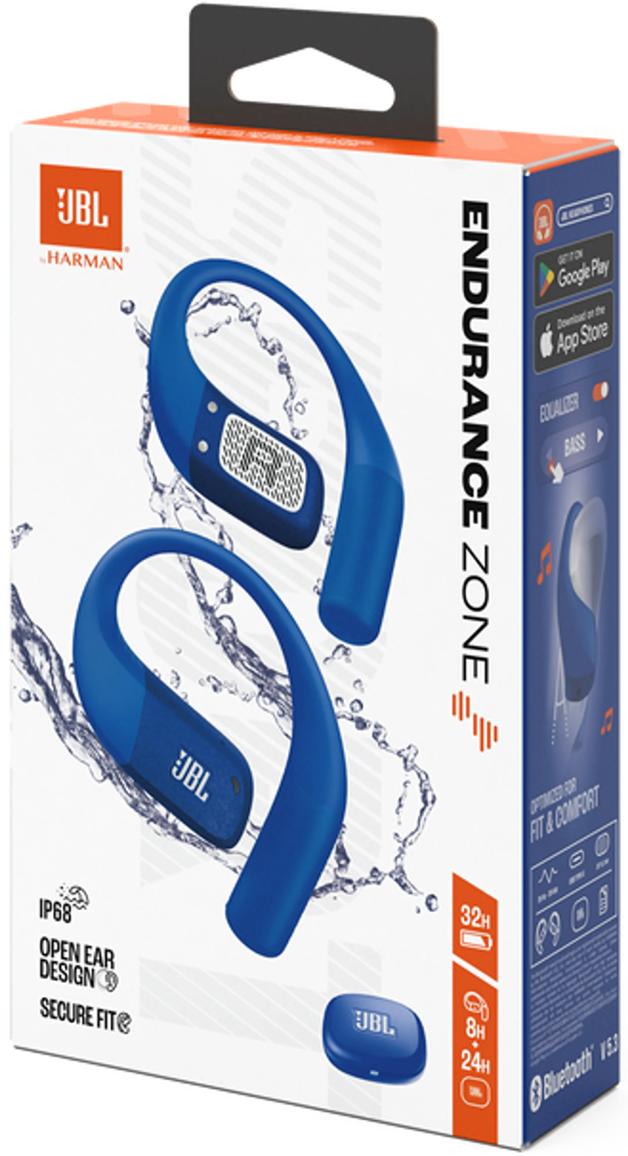 JBL Ecouteurs sans fil Endurance Zone - Bleu image