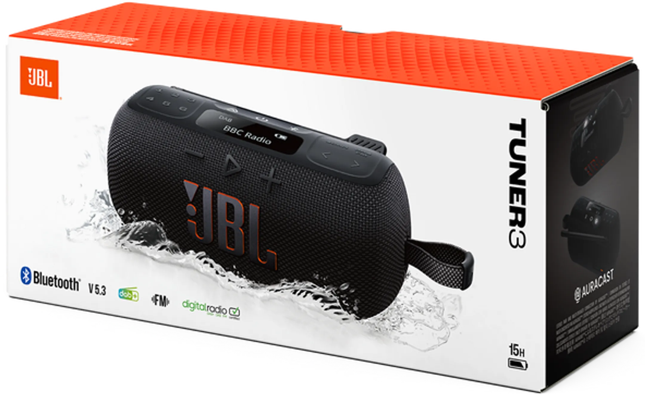 JBL Radio portable Bluetooth Tuner 3 - Noir image