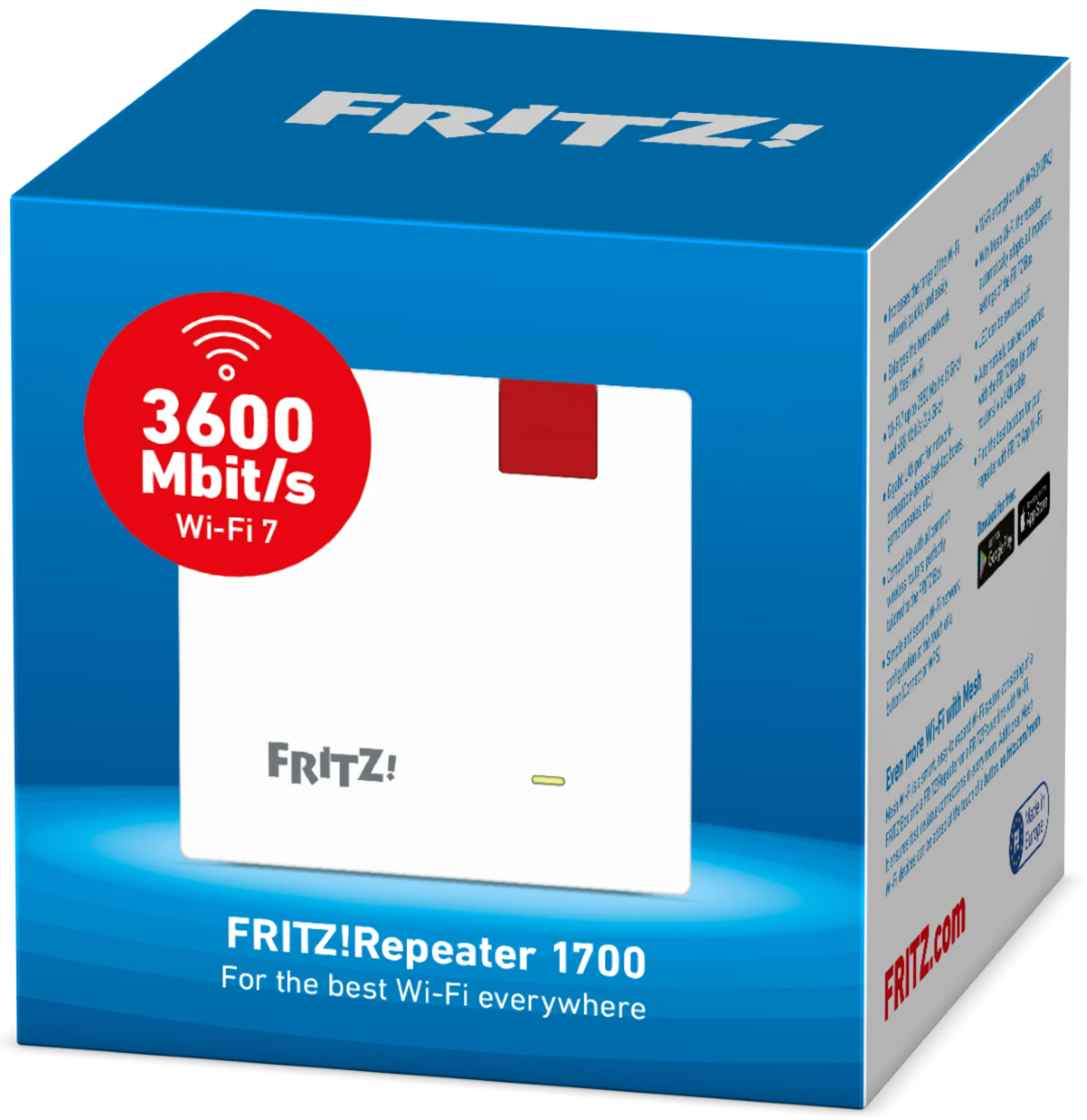 AVM FRITZ Repeteur Wi-Fi Fritz!Repeater 1700 image