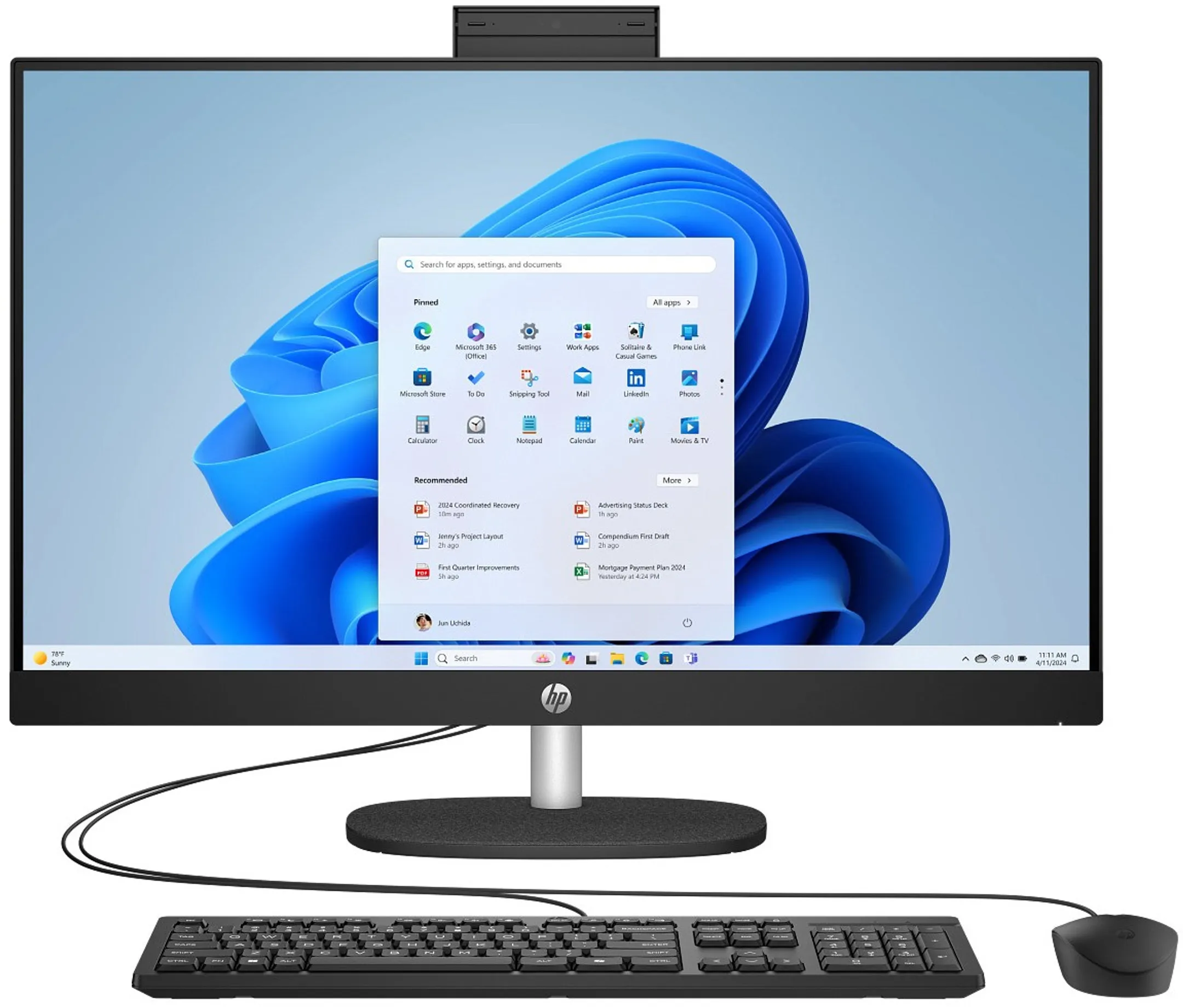 PC 27" All-in-One Desktop AI Ultra 5 16GB 512GB - QWERTZ - 27-CR2000NZ