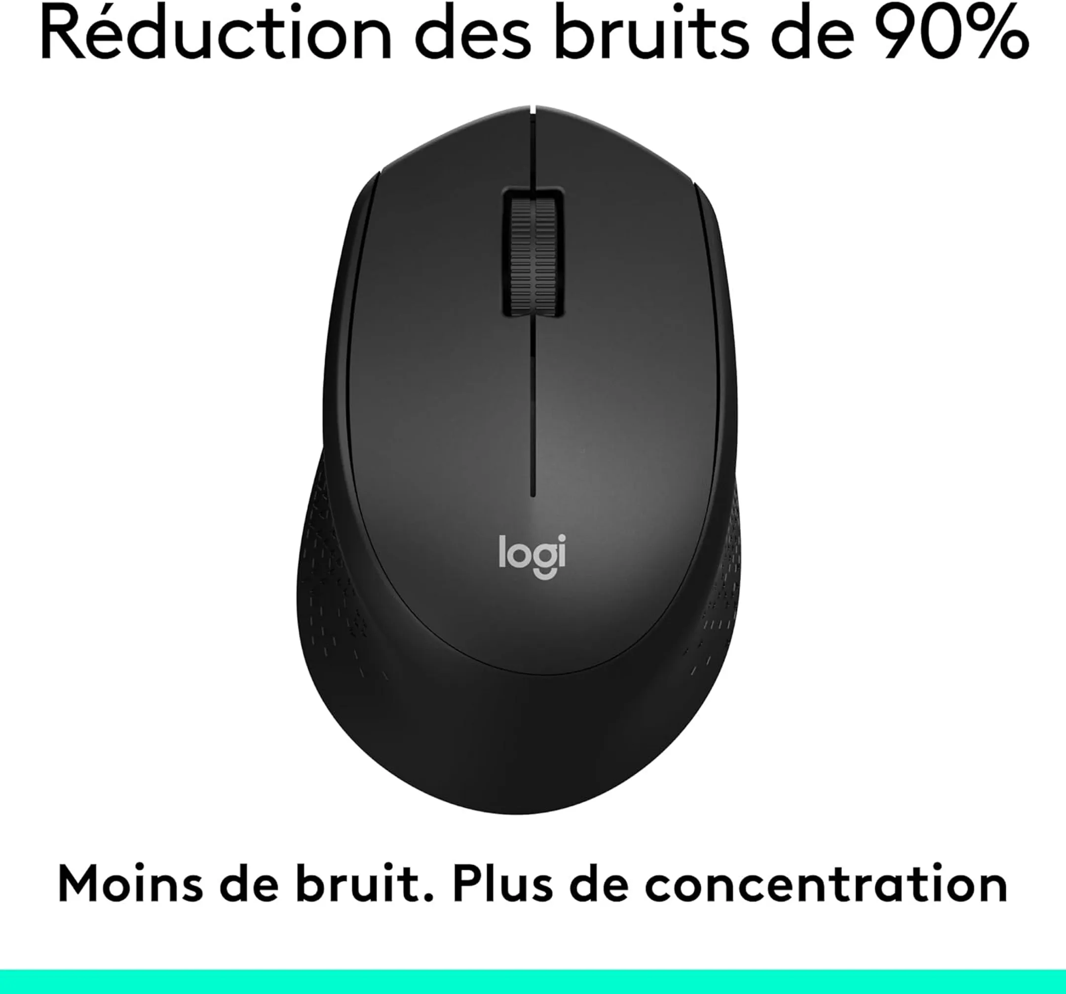 Logitech Souris sans fil M330 Silent Plus - Noir image