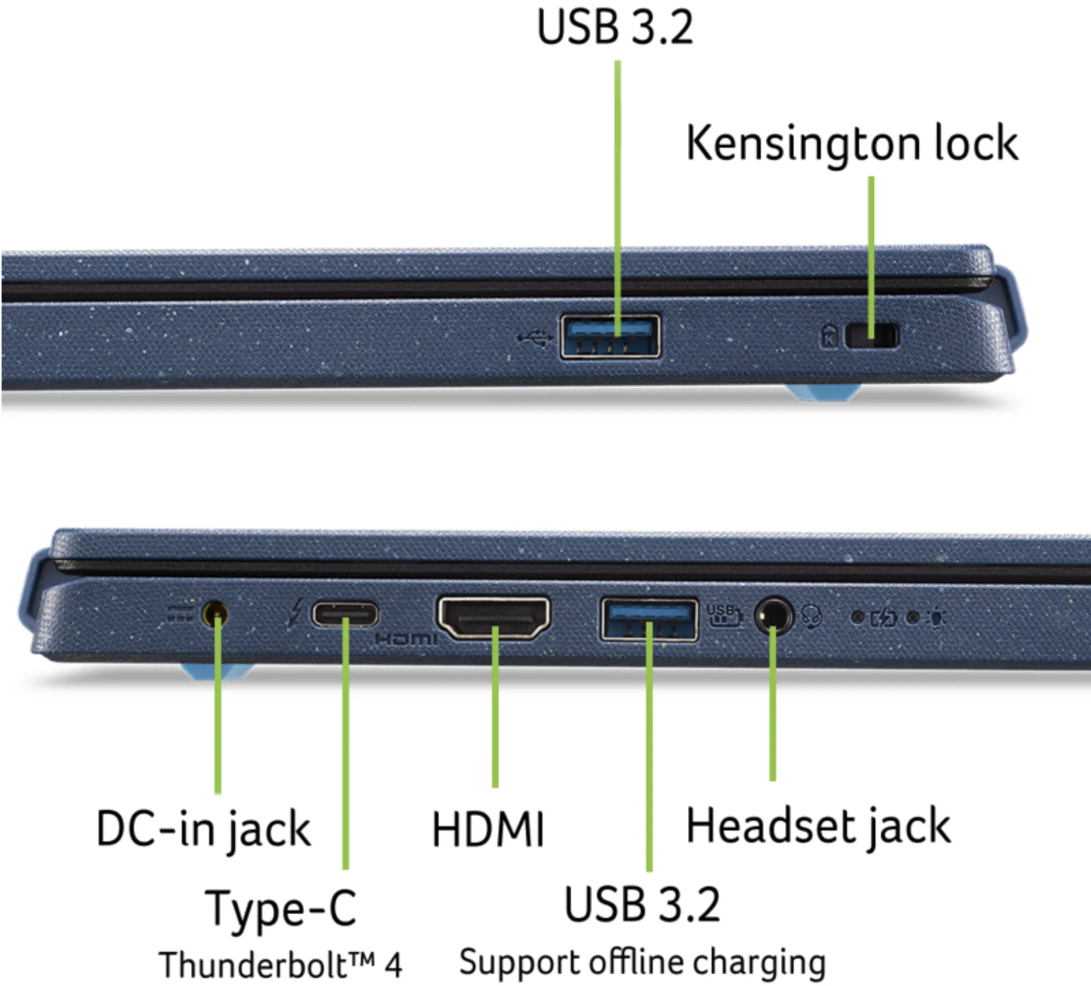 Acer Laptop 14" Aspire Vero i5 16Go 512Go - Qwertz - AV14-52P-54QJSF image