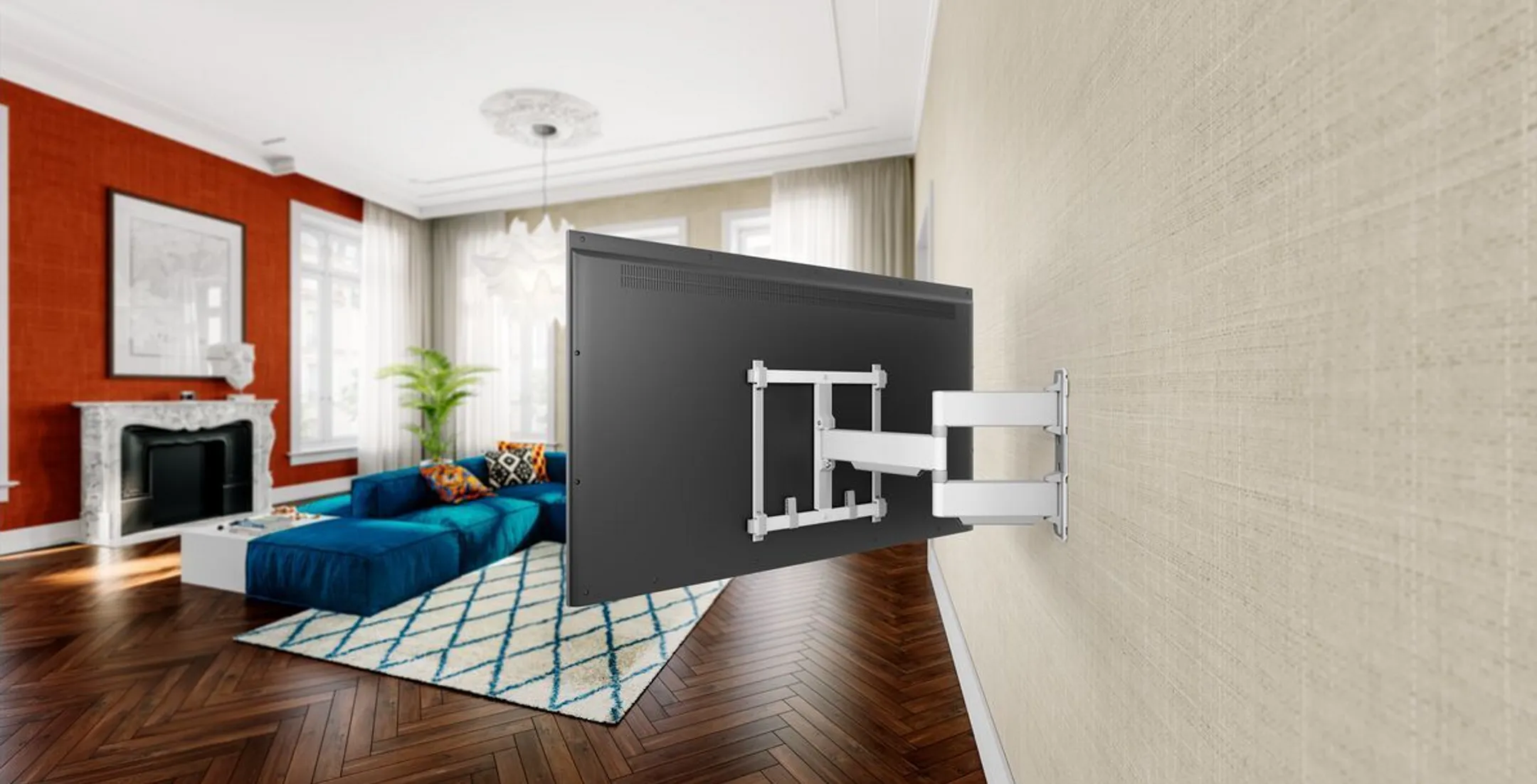 Vogels Schwenkbarer TV-Halter TVM 5445 – 32„ bis 65“ – Weiß image