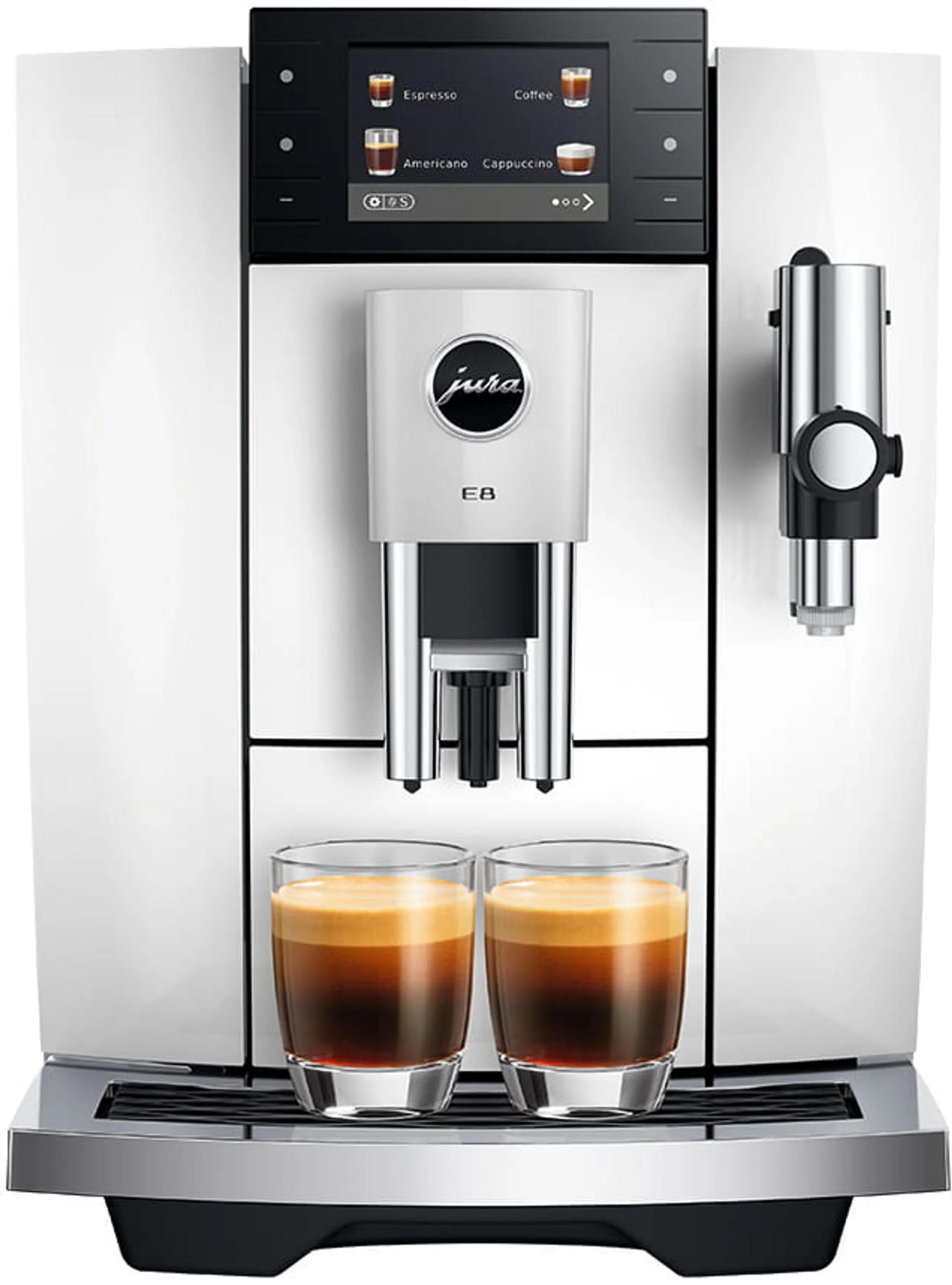 Machine expresso automatique E8 - Piano White (ED)