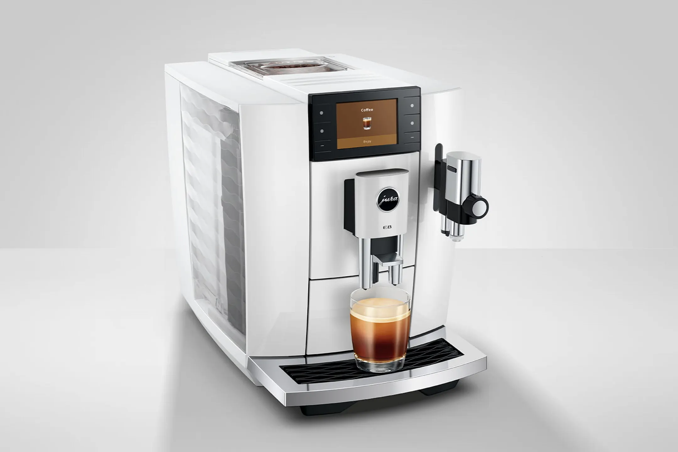 Jura Machine expresso automatique E8 - Piano White (ED) image