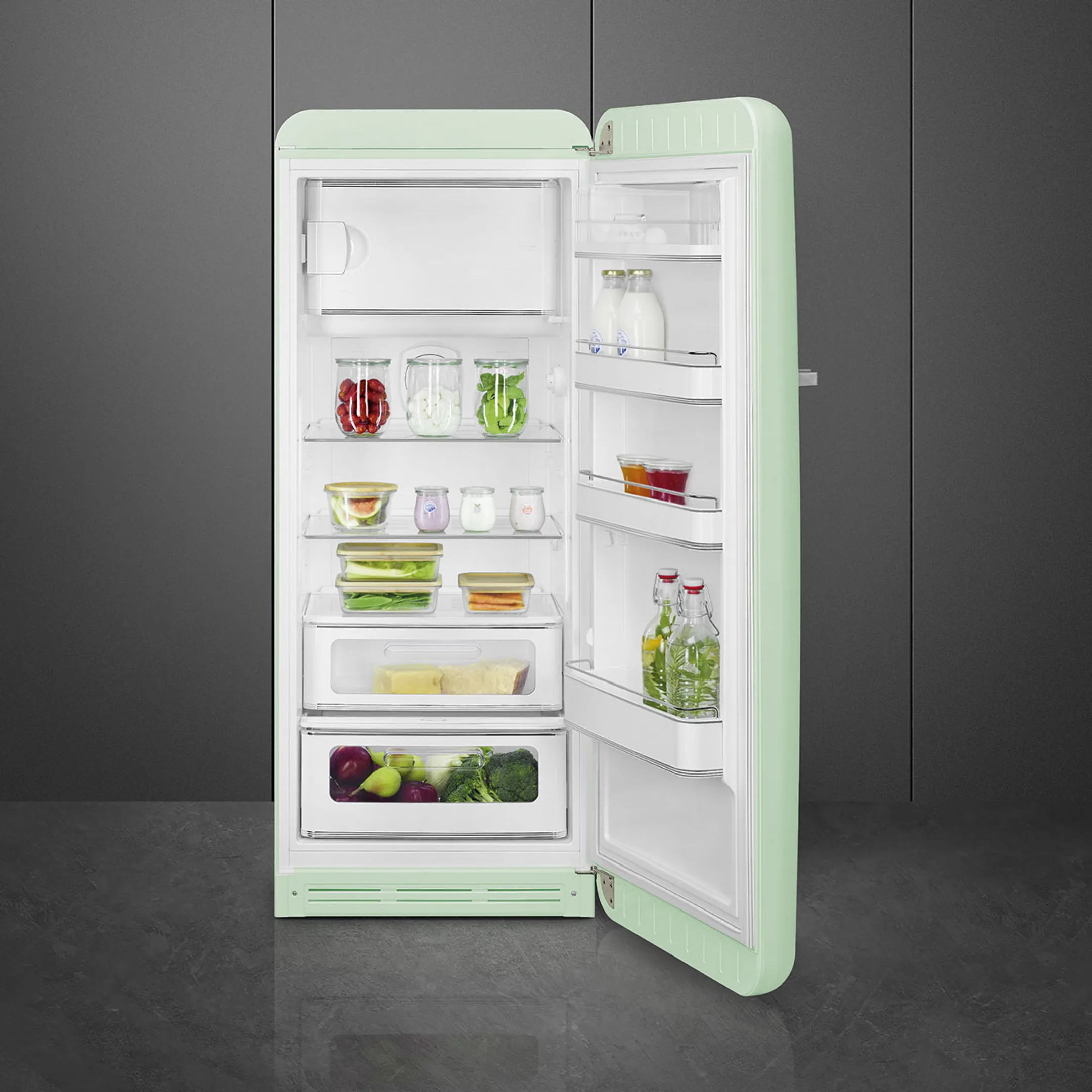 Smeg Fridge FAB28RPG6 - Water green image