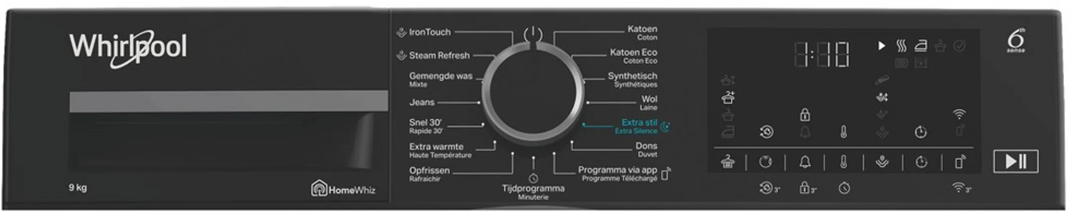 Whirlpool Heat pump dryer 6th Sense C WD 96M WBS BE image
