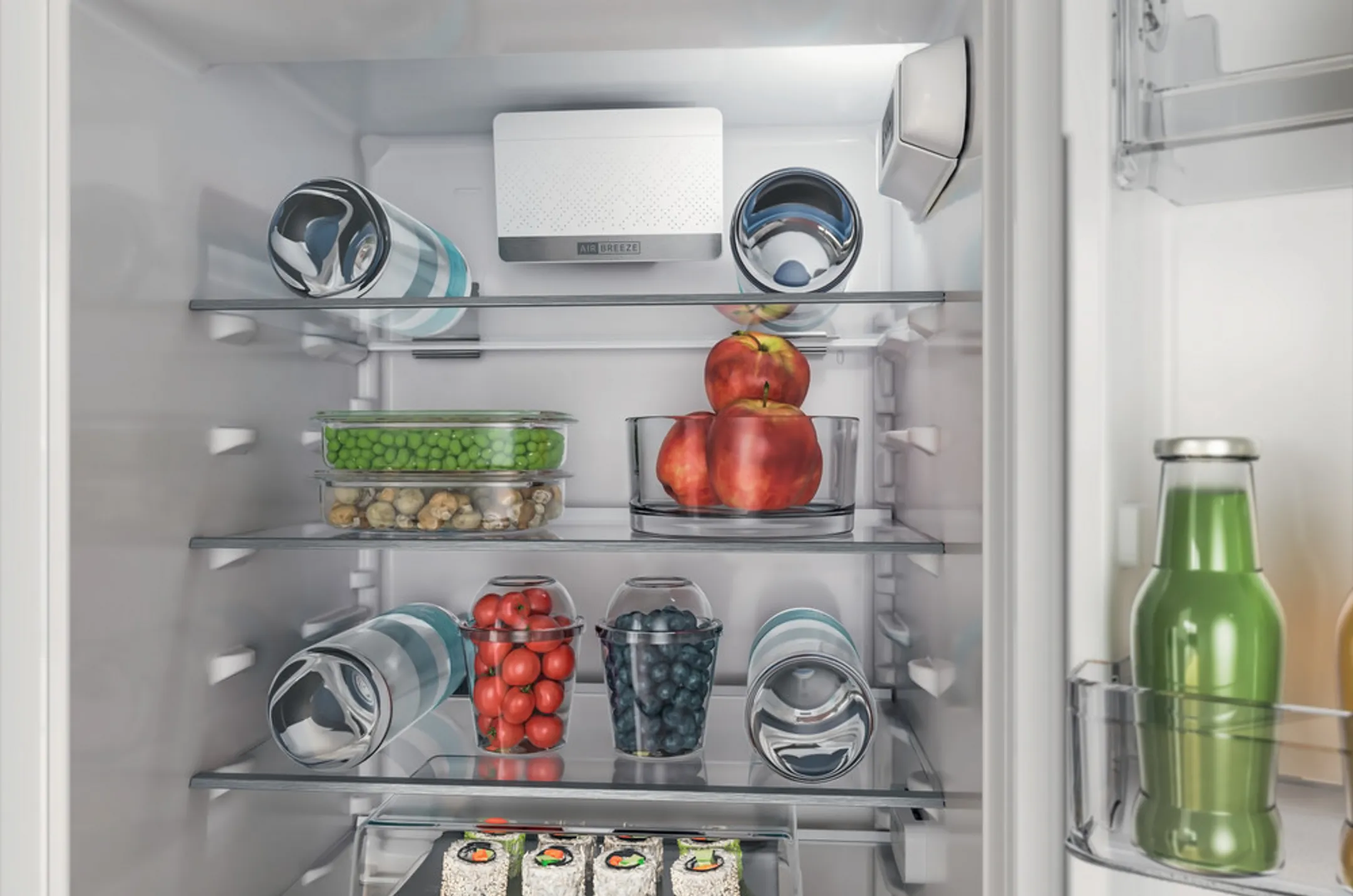 Whirlpool Combi frigo congélateur 6Th Sense WHC18D011C1 SF image