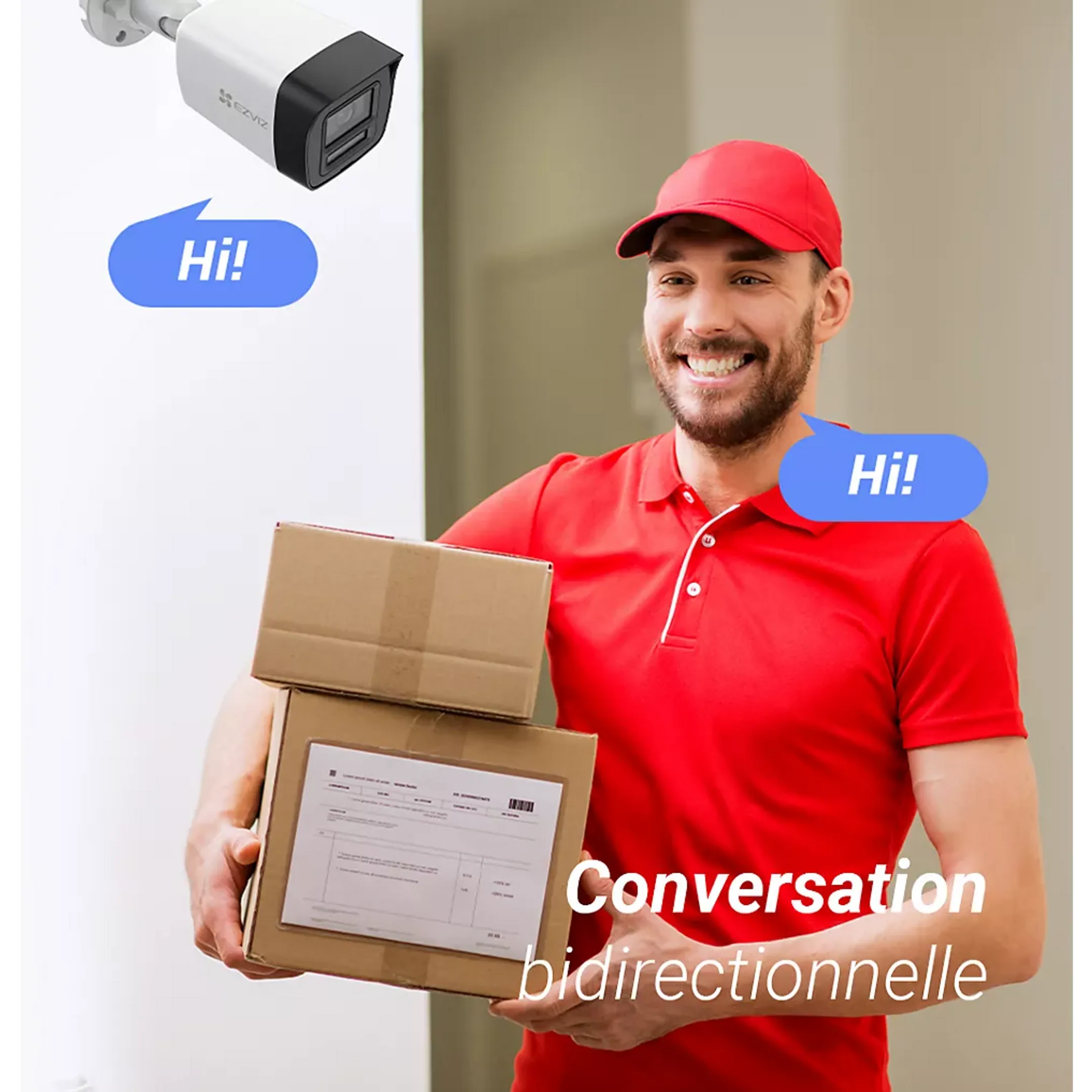 Ezviz Caméra de surveillance H3K PoE 4K image