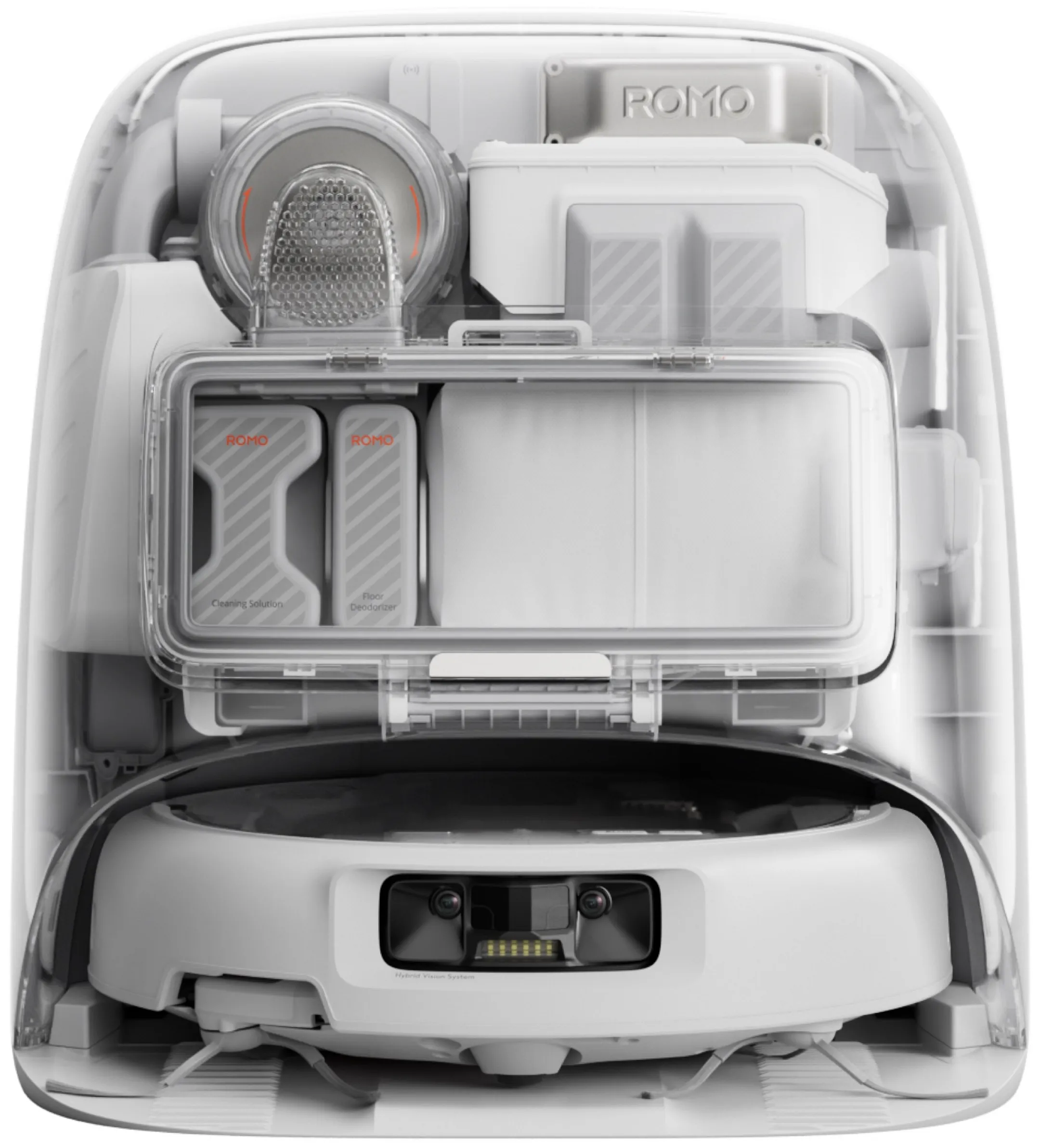 Robot vacuum cleaner and mop Romo P