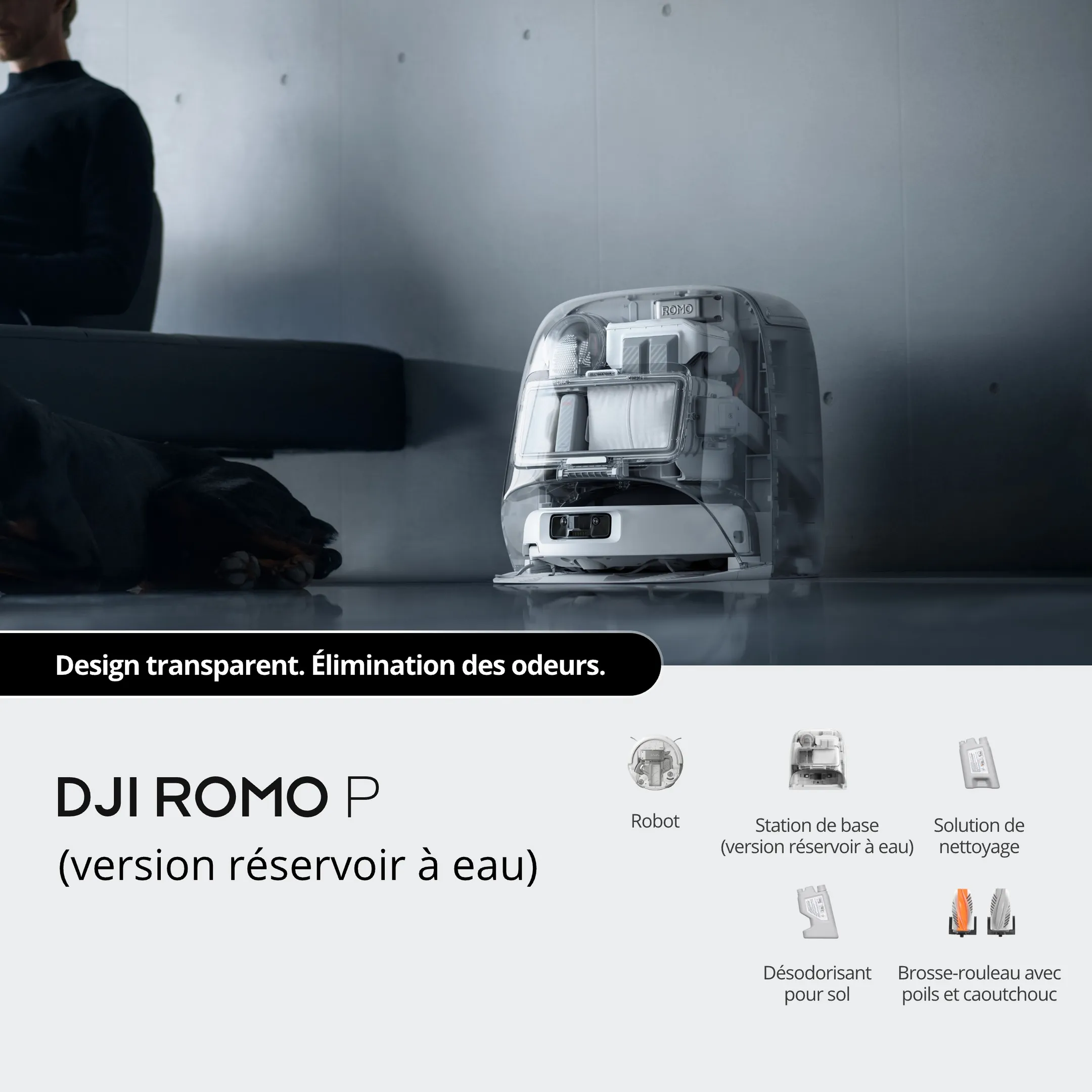 DJI Robot aspirateur laveur Romo P image