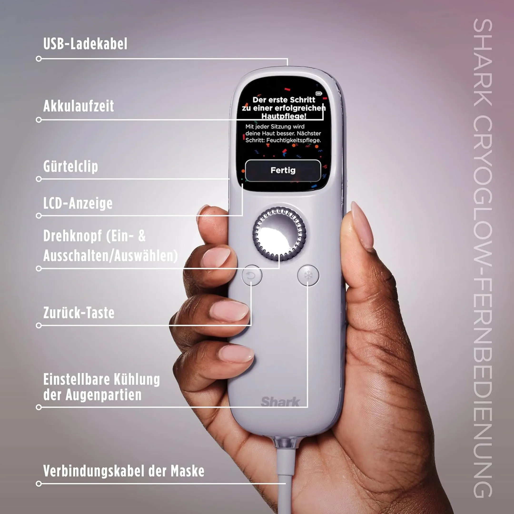 Shark LED-Maske CryoGlow FW312EUPL image