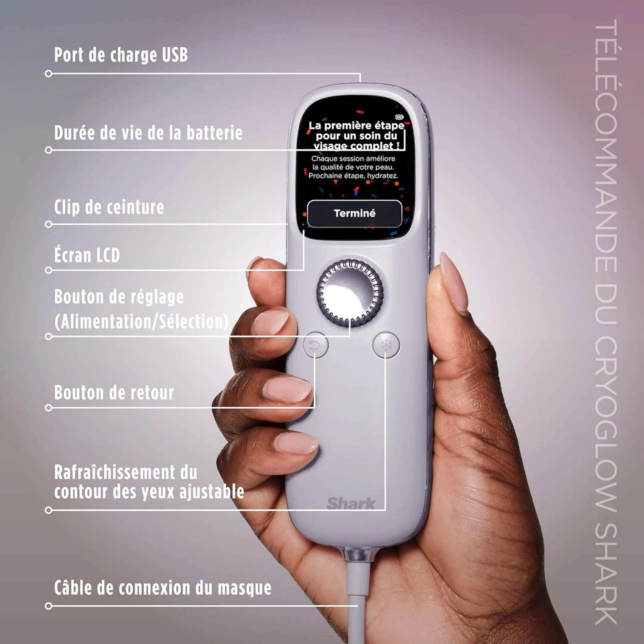 Shark Masque LED CryoGlow FW312EUPL image