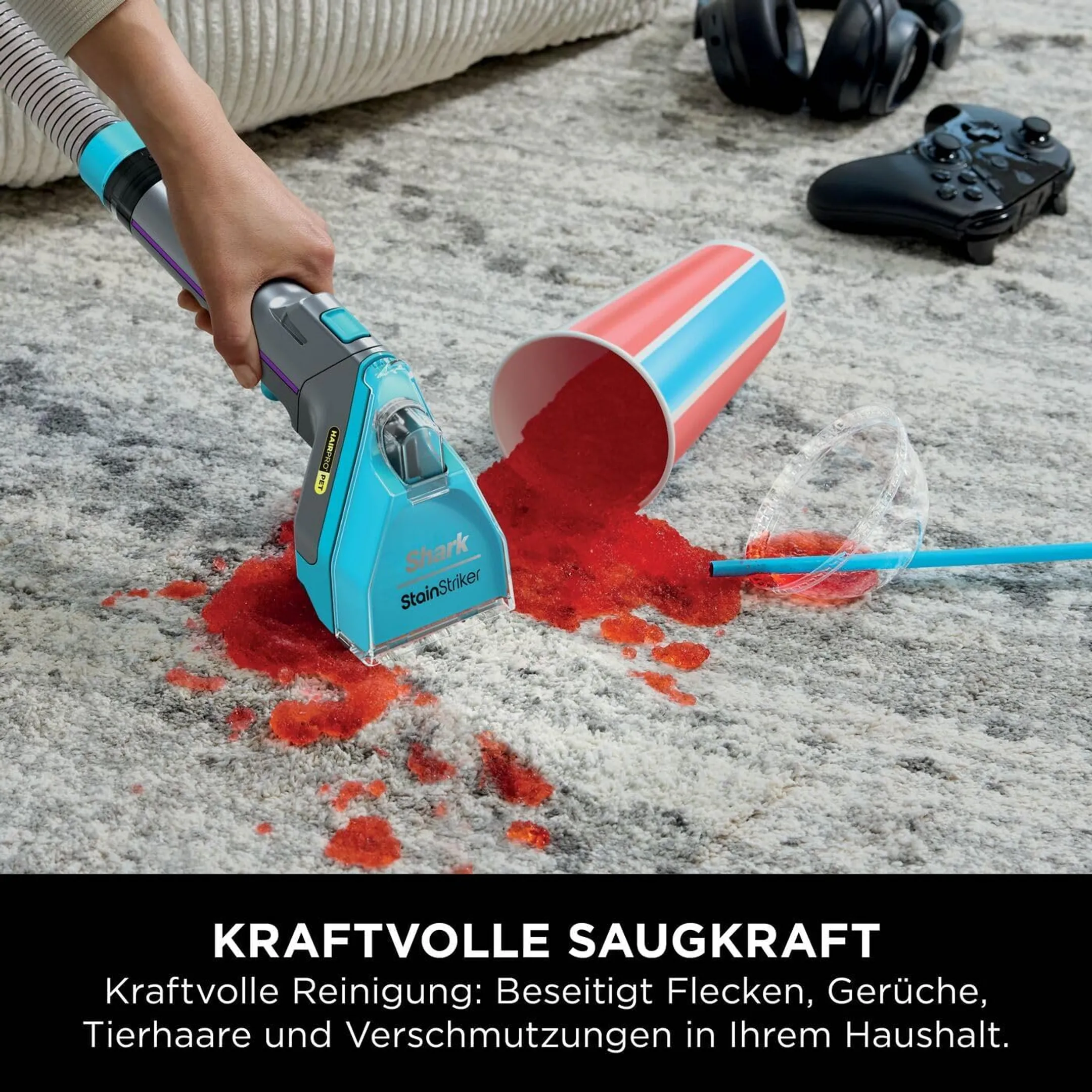 Shark Teppichreiniger StainStriker HairPro Pet PX250EUT image