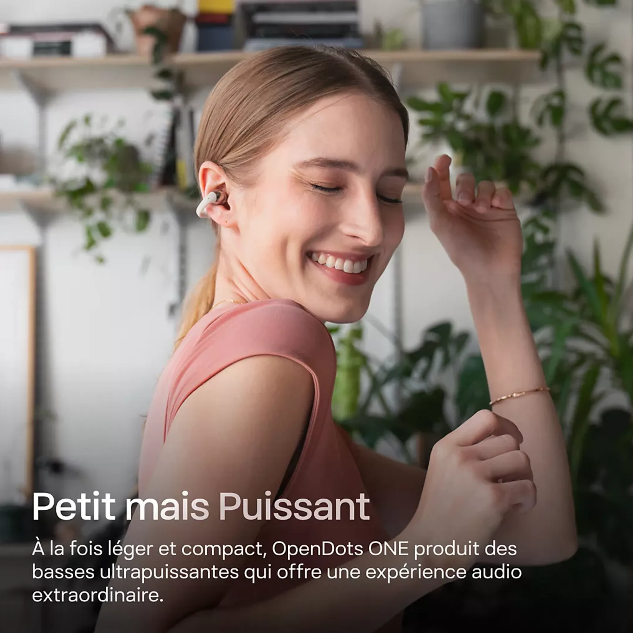 Shokz Ecouteurs sans fil OpenDots One - Gris image