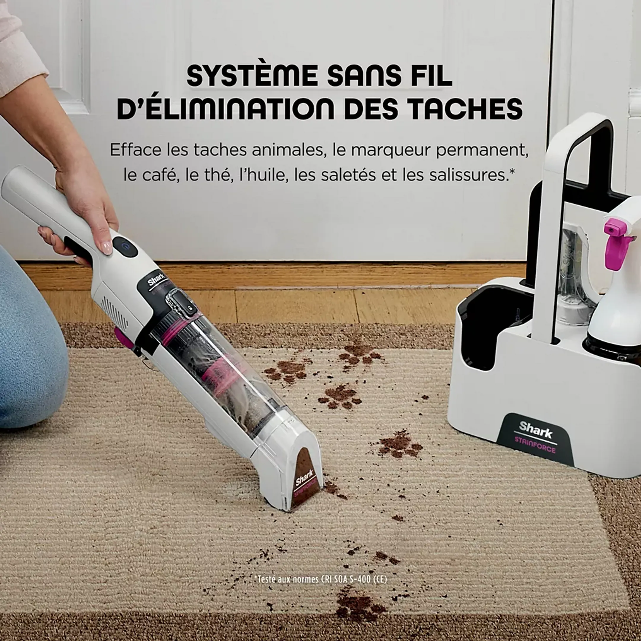 Shark Nettoyeur de tapis StainForce HX100EUT image