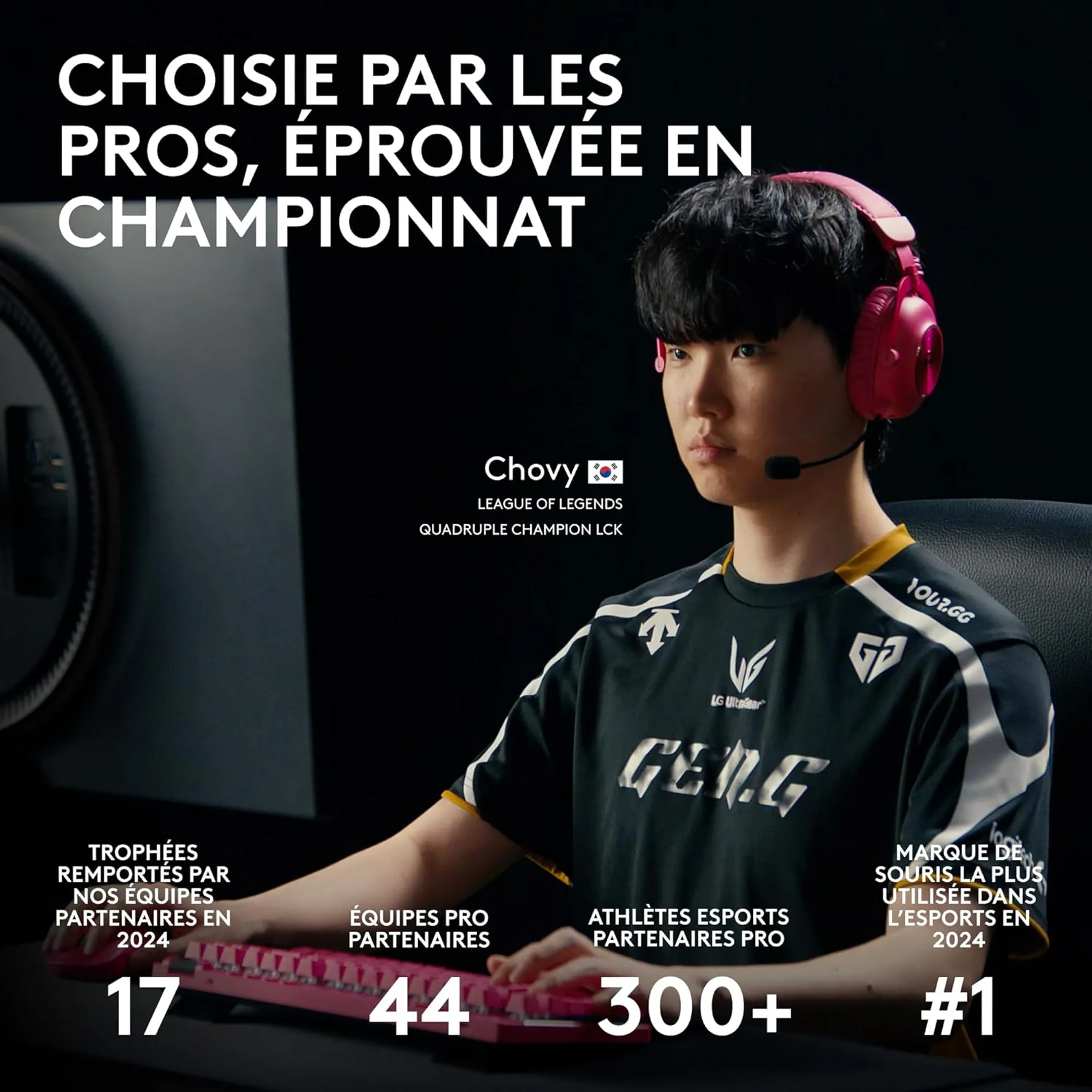 Logitech G Souris sans fil G Pro X Superlight 2 Lightspeed - Noir image