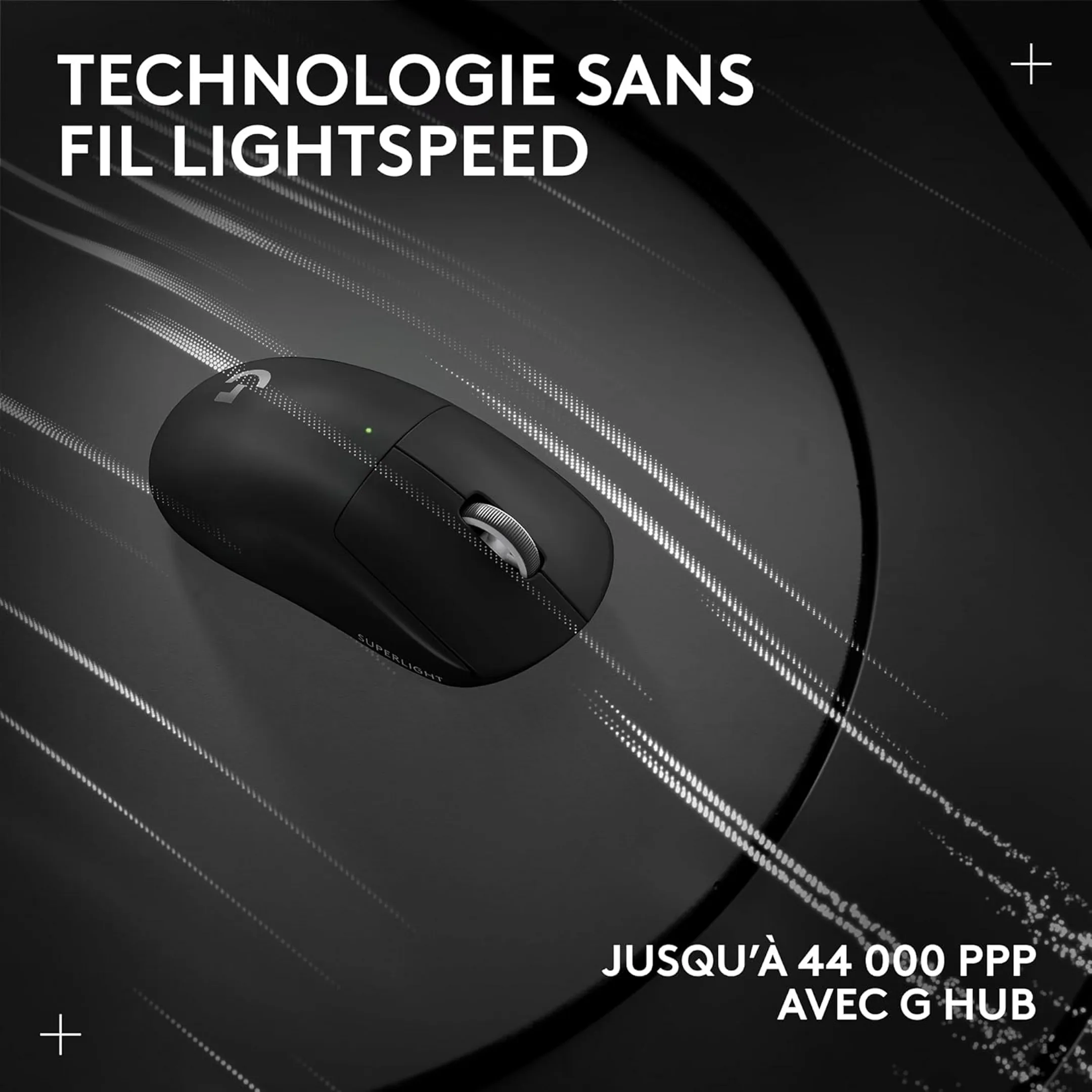Logitech G Souris sans fil G Pro X Superlight 2 Lightspeed - Noir image