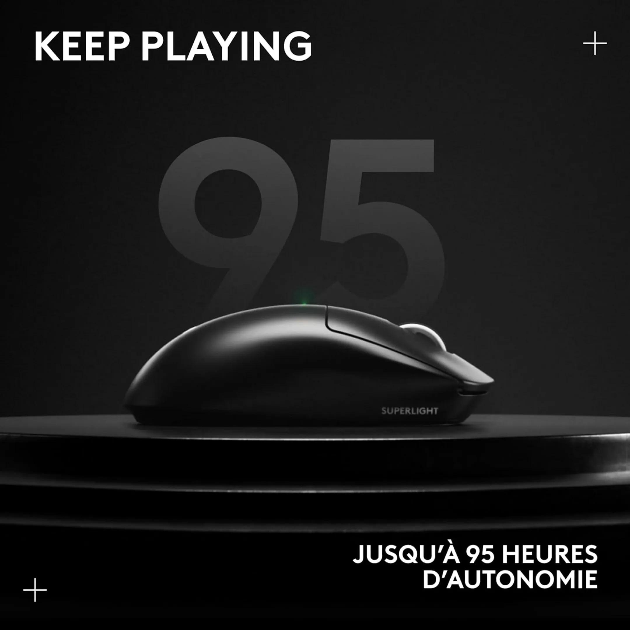 Logitech G Souris sans fil G Pro X Superlight 2 Lightspeed - Noir image