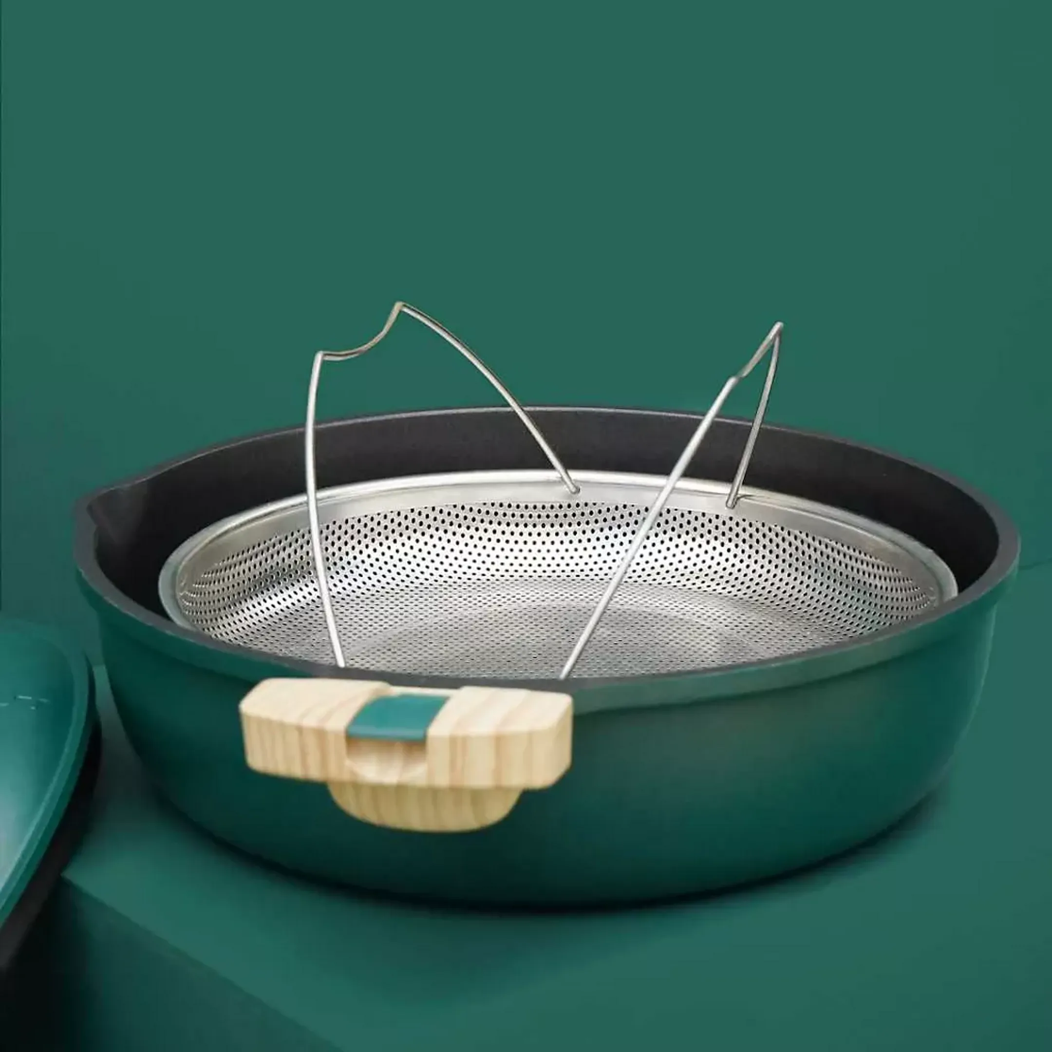 COOKUT 8-in-1 Frying Pan La Fabuleuse - 24cm - Green image