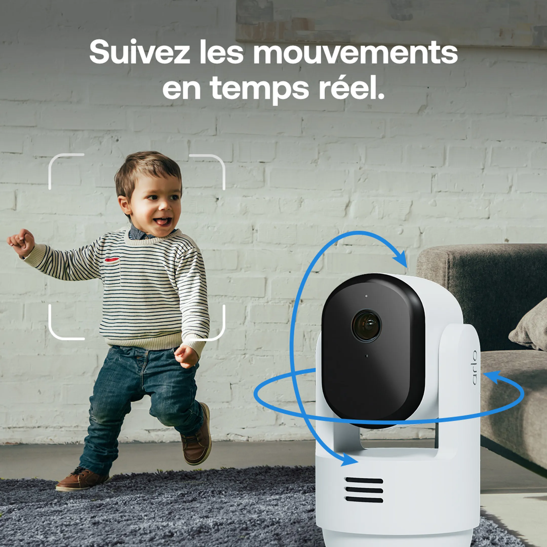 ARLO Caméra de surveillance intérieur Essential 3 2K PTZ - 2 pièces image