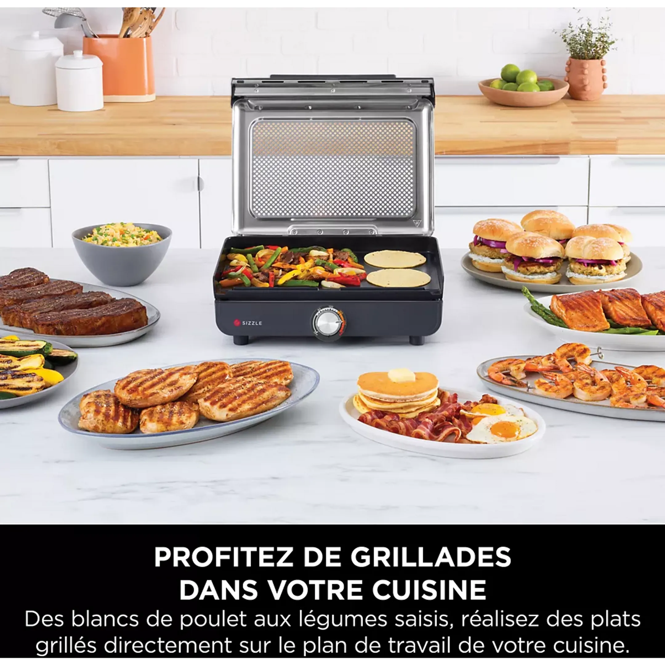 Ninja Grill & plancha Sizzle GR101EU image