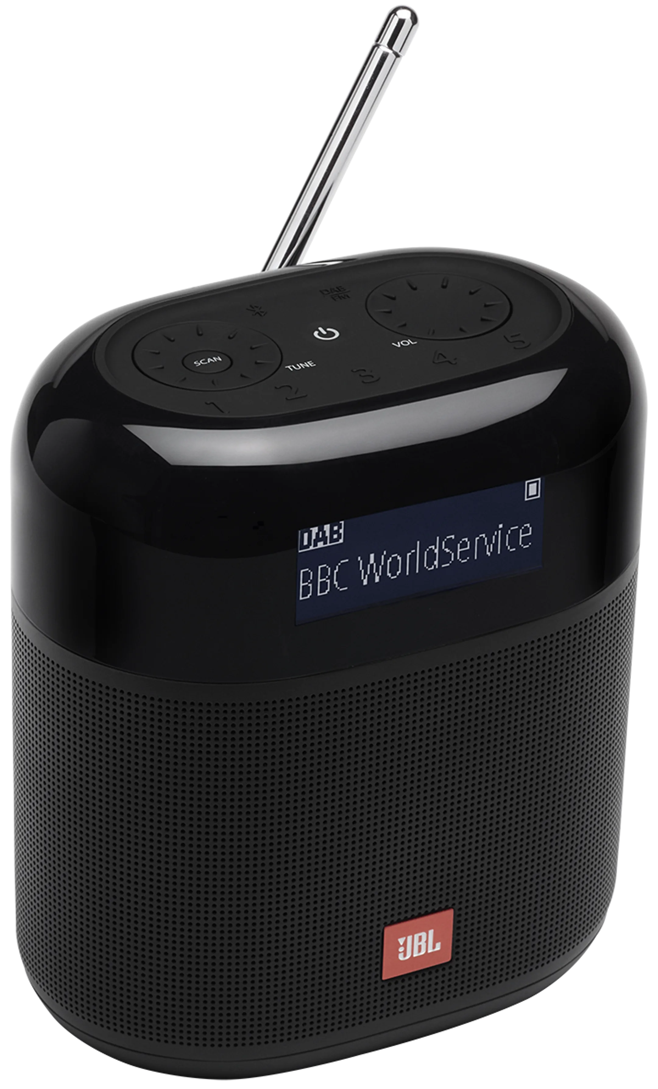 Tragbarer Bluetooth-Radio Tuner XL – Schwarz