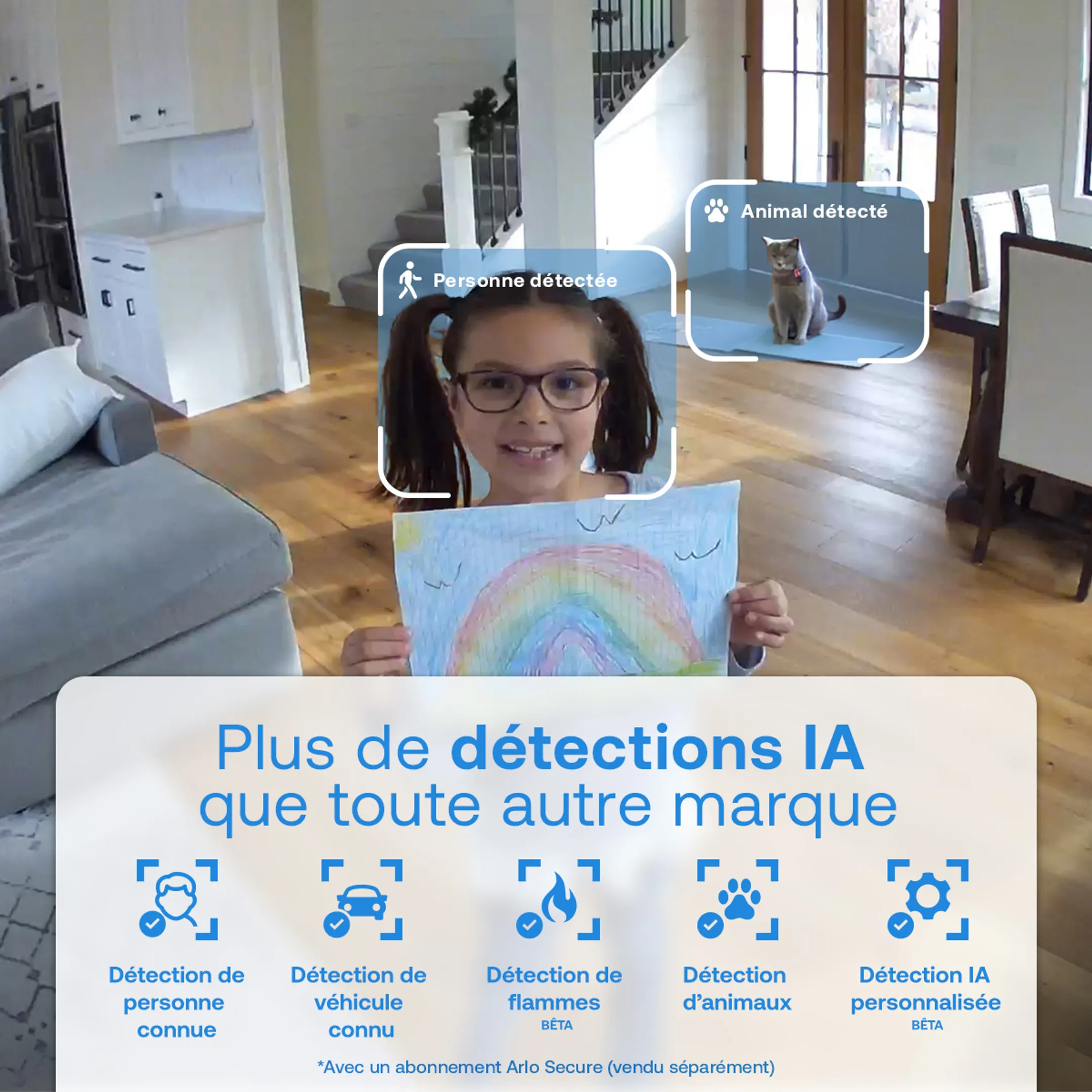 Caméra de surveillance intérieur Essential 3 2K - 2 pièces