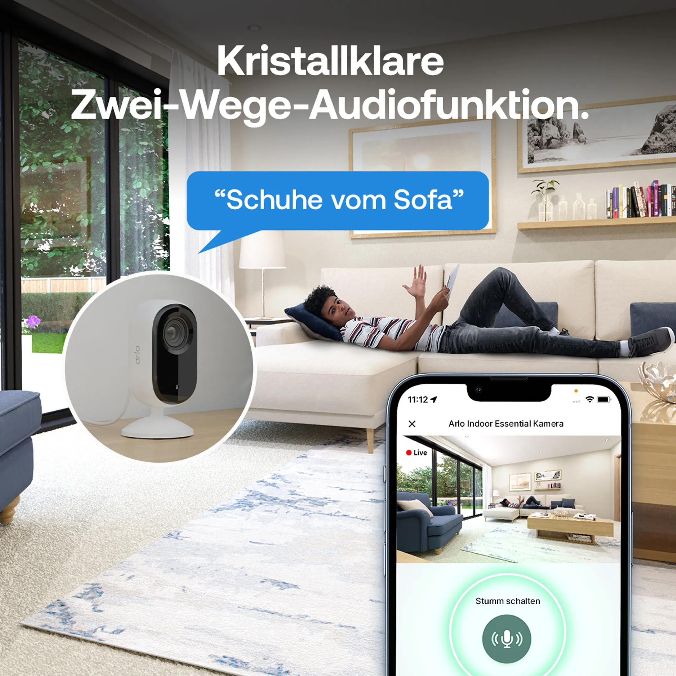 Innenüberwachungskamera Essential 3 2K – 2 Stück