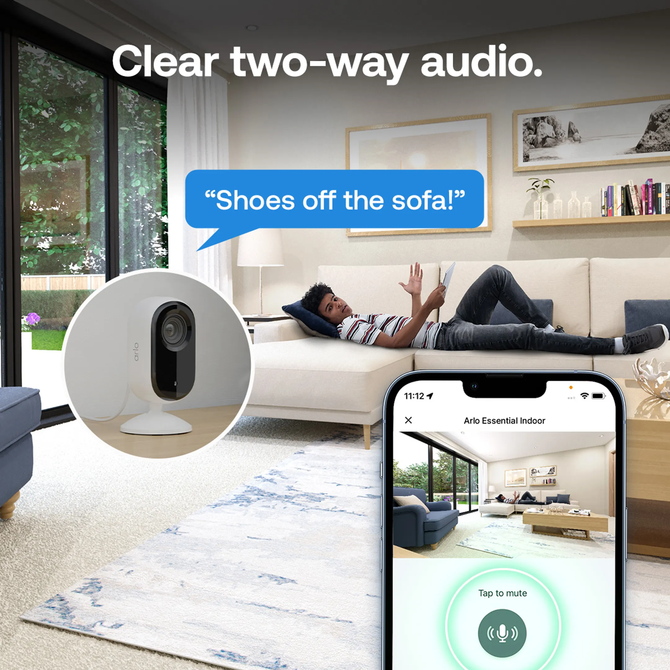 Indoor surveillance camera Essential 3 2K - 2 pieces