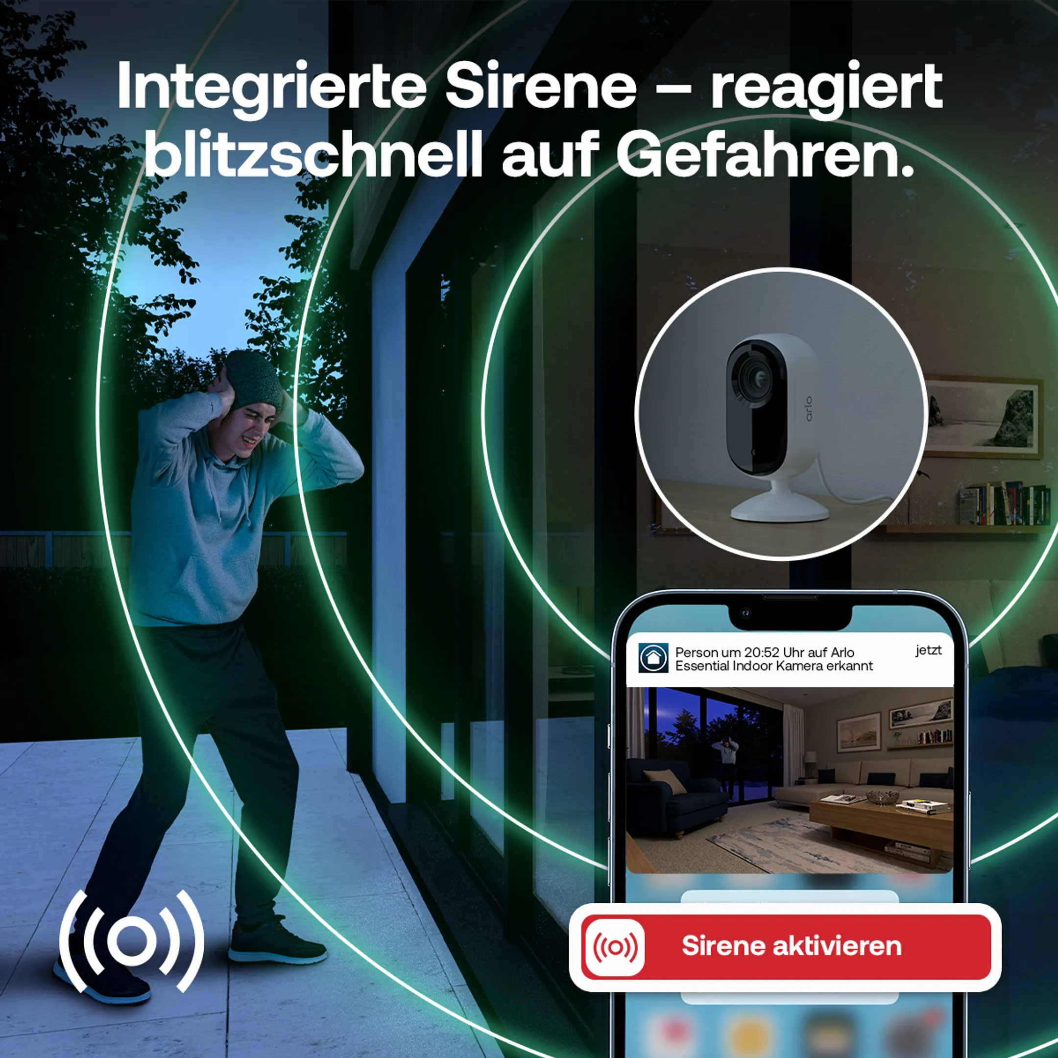 Innenüberwachungskamera Essential 3 2K – 2 Stück