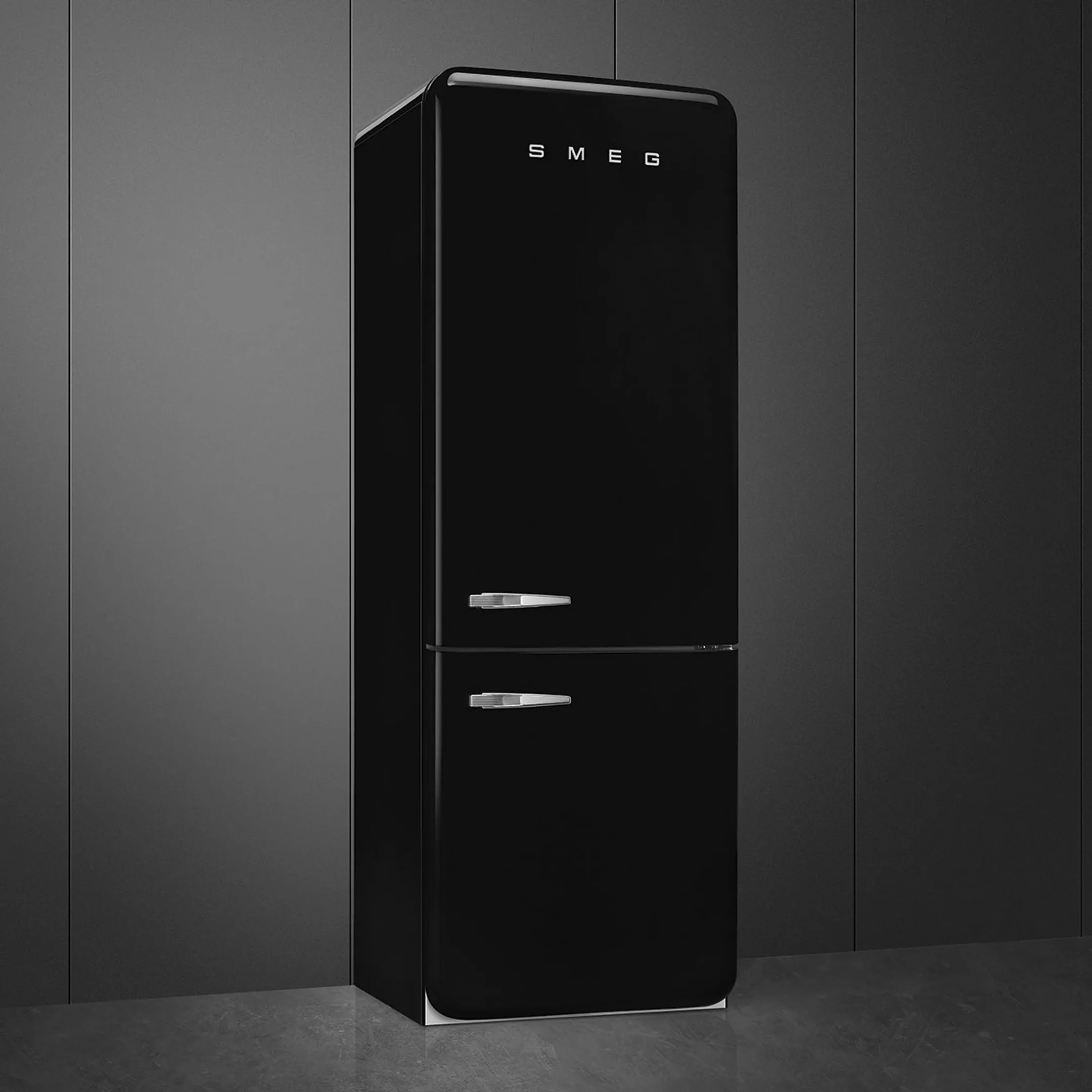 Smeg Combi frigo congélateur FAB38RBL6 - Noir image