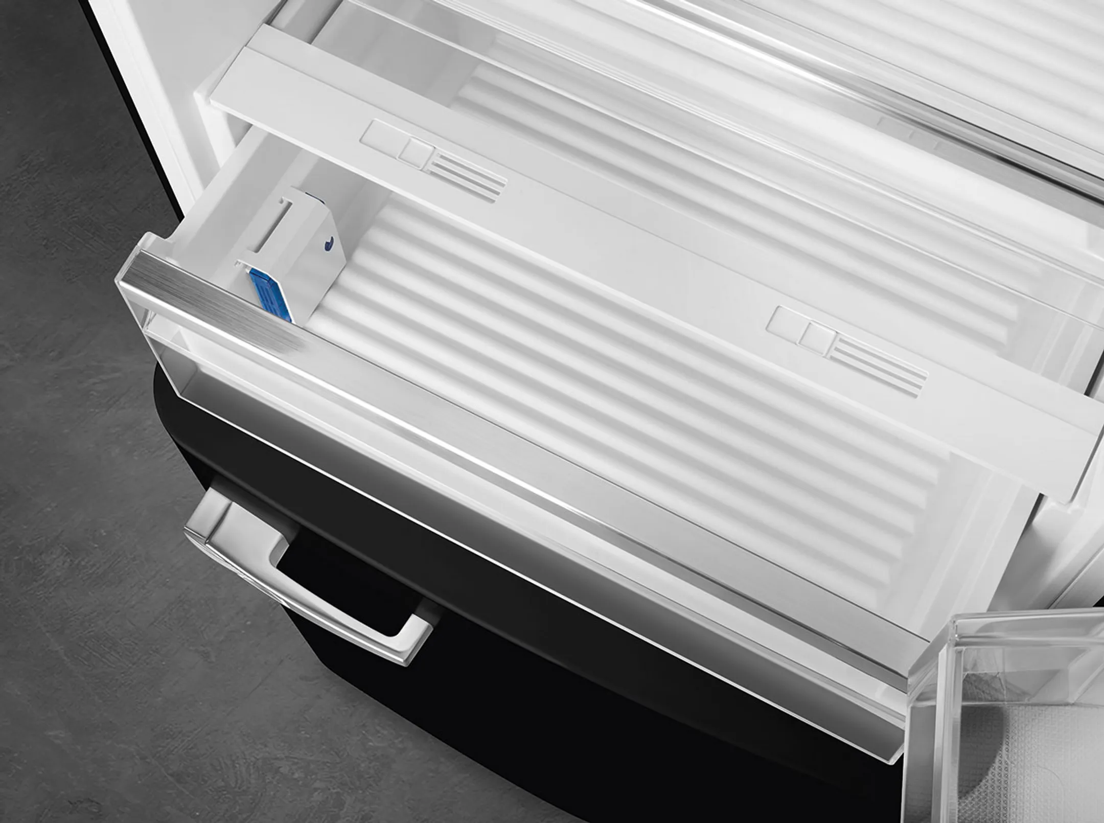 Smeg Combi frigo congélateur FAB38RBL6 - Noir image