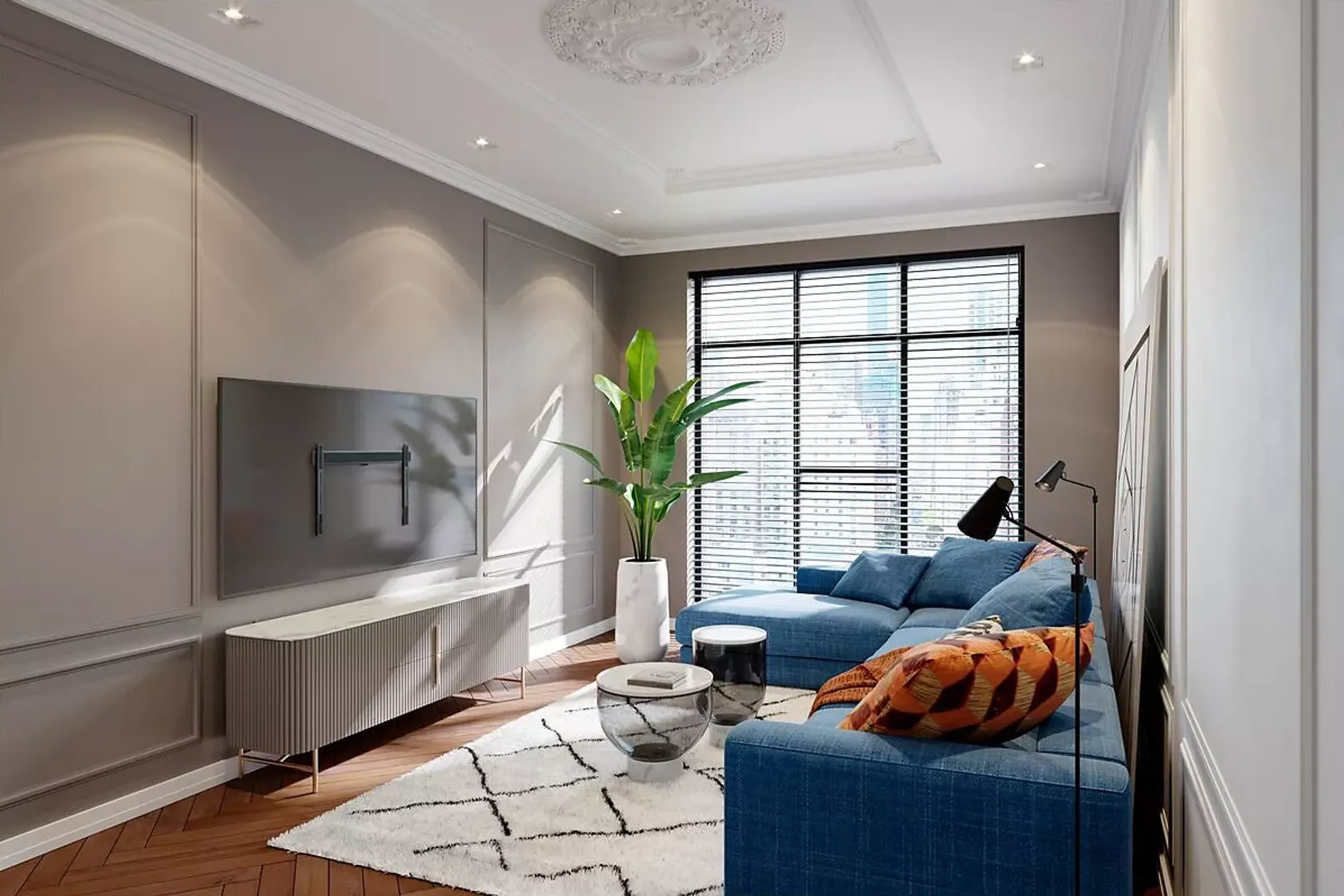 TV-Wandhalterung Elite TVM 5605 – 40„ bis 100“ – Schwarz