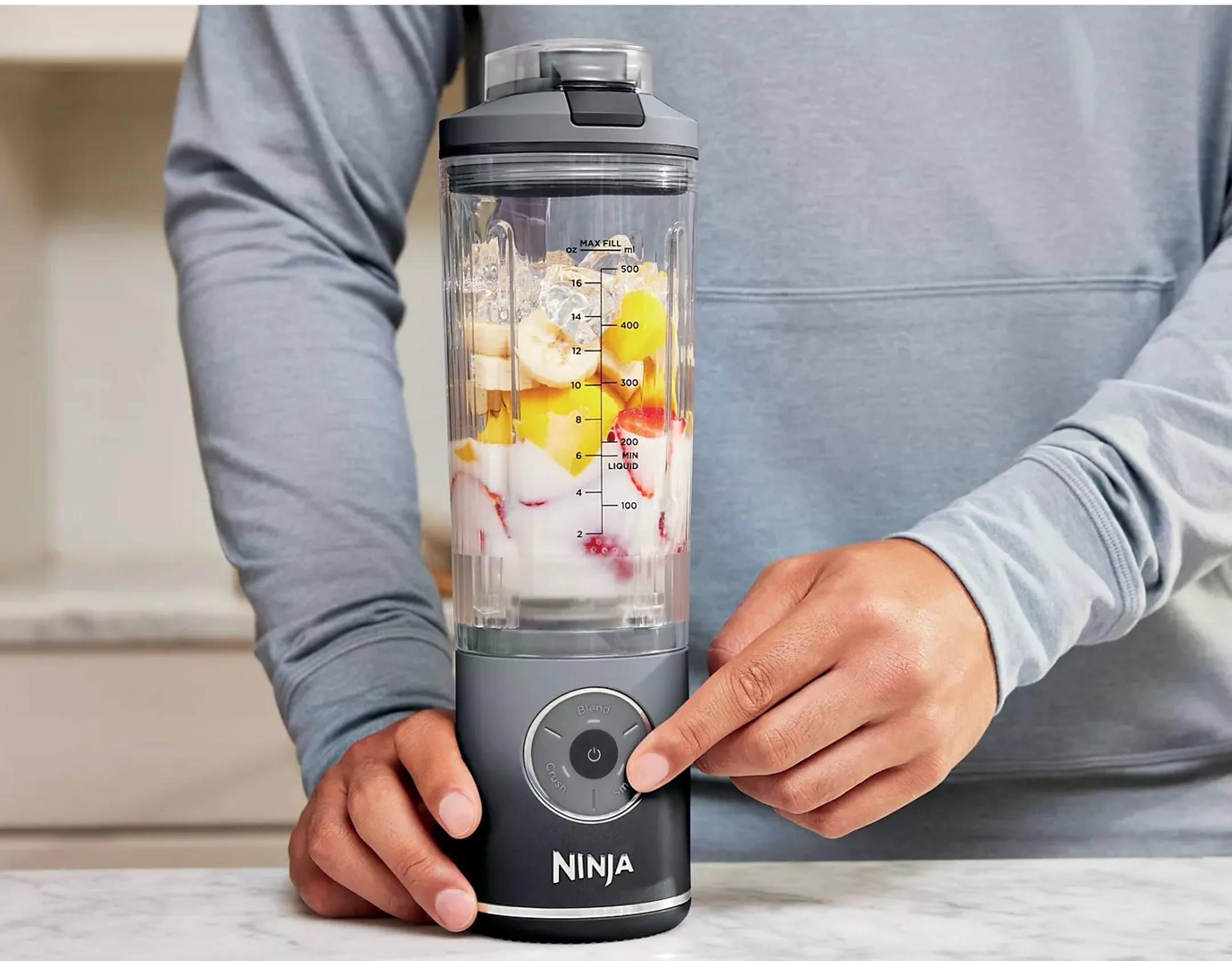 Ninja Portable Blender Blast Max BC251EUGY - Gray image